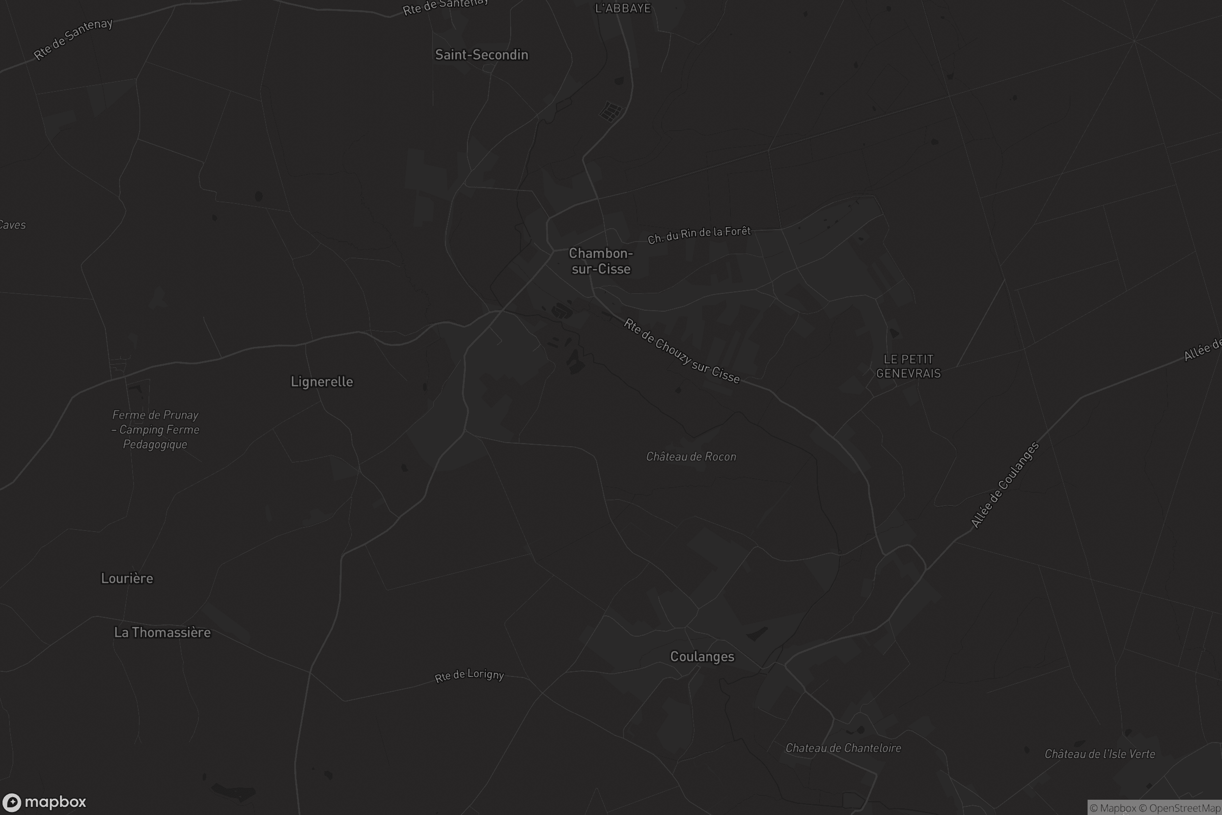 Carte de Chambon-sur-Cisse