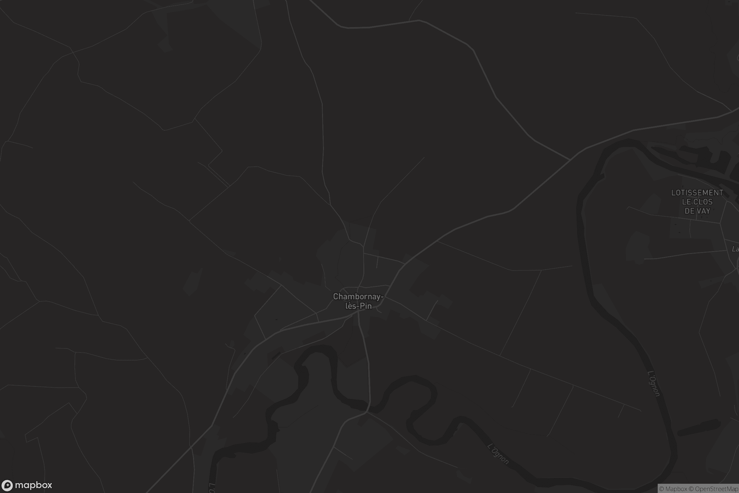 Carte de Chambornay-lès-Pin