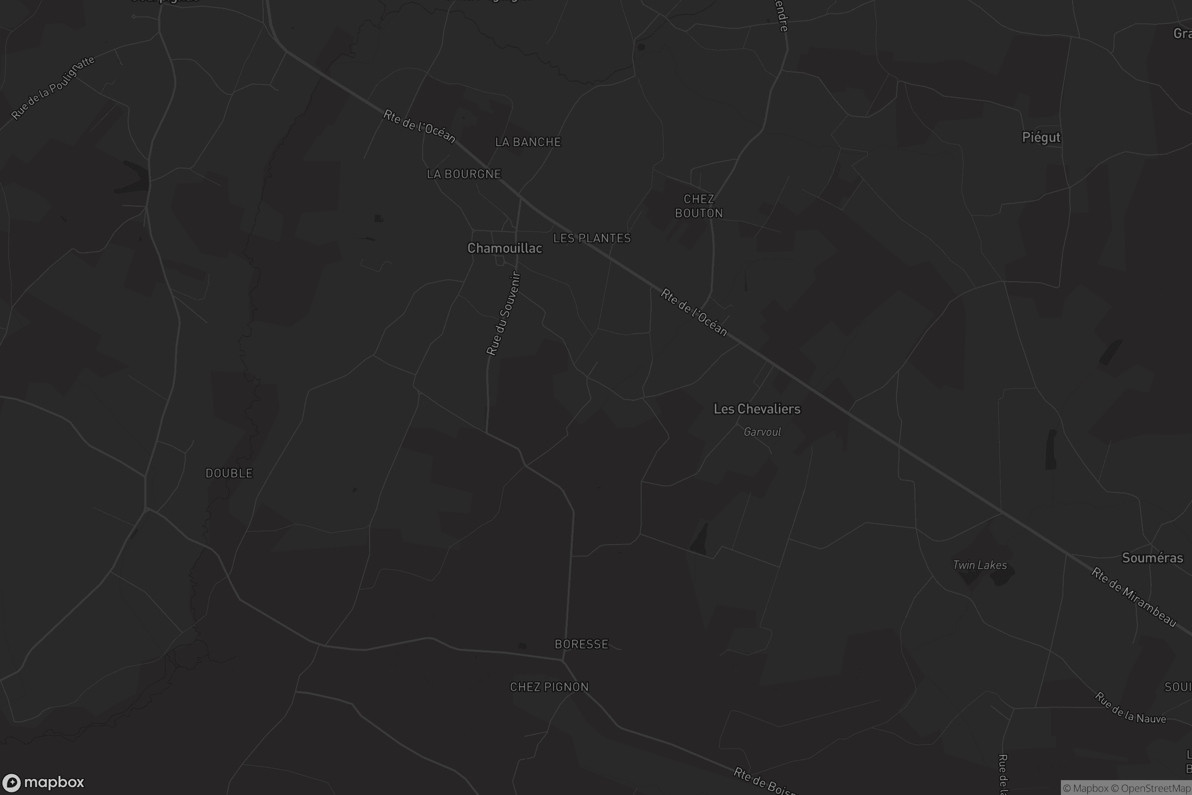 Carte de Chamouillac