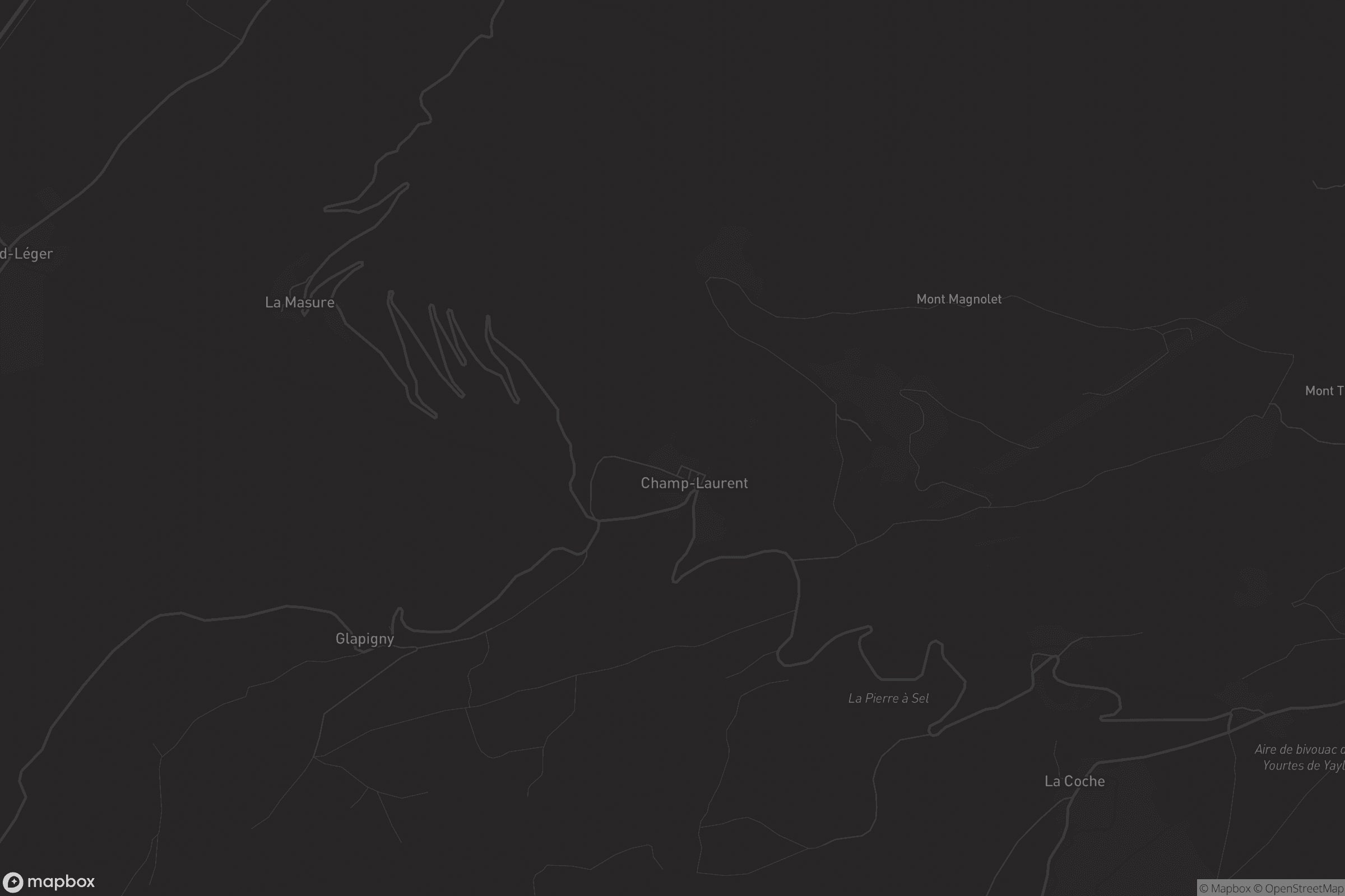 Carte de Champ-Laurent