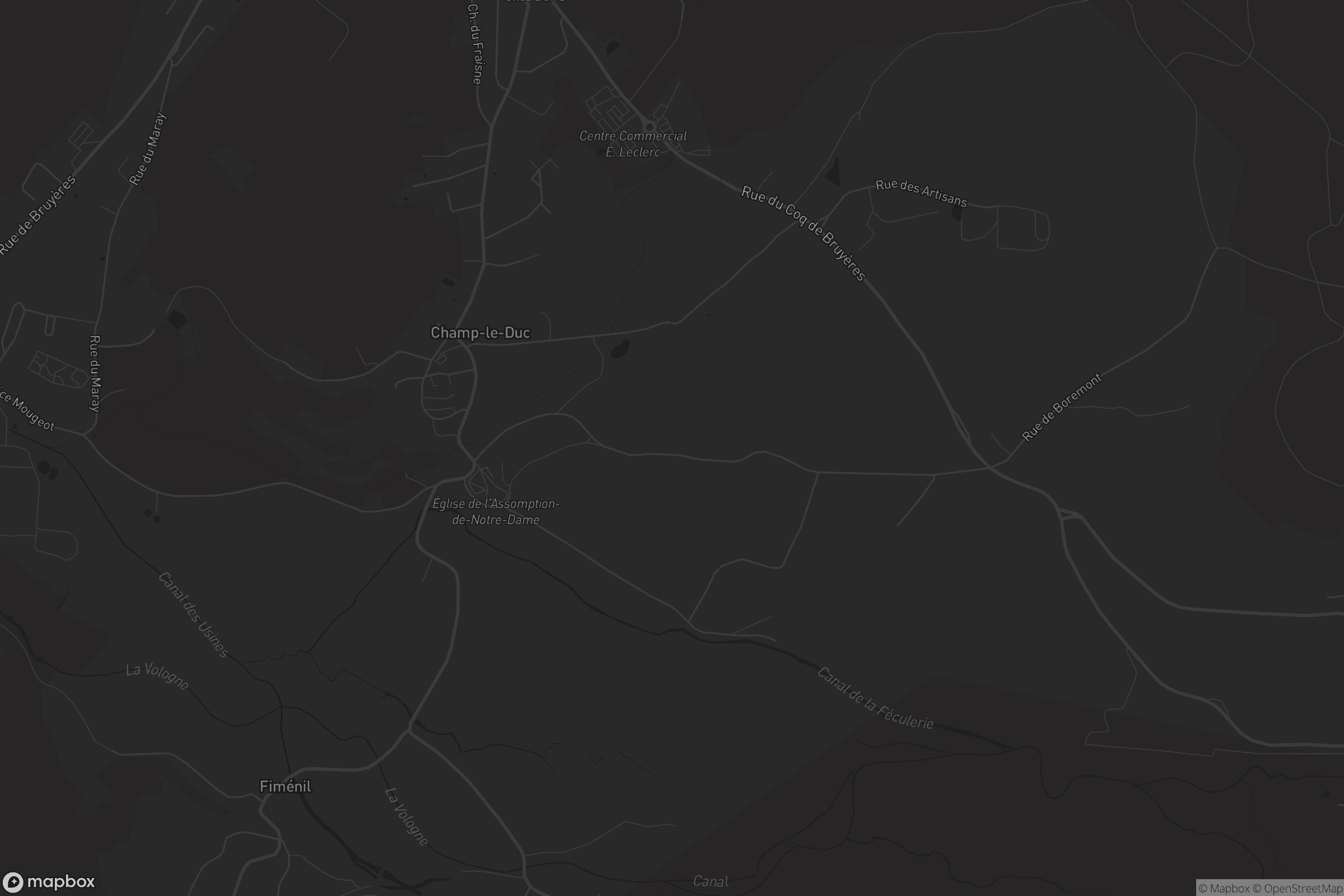 Carte de Champ-le-Duc