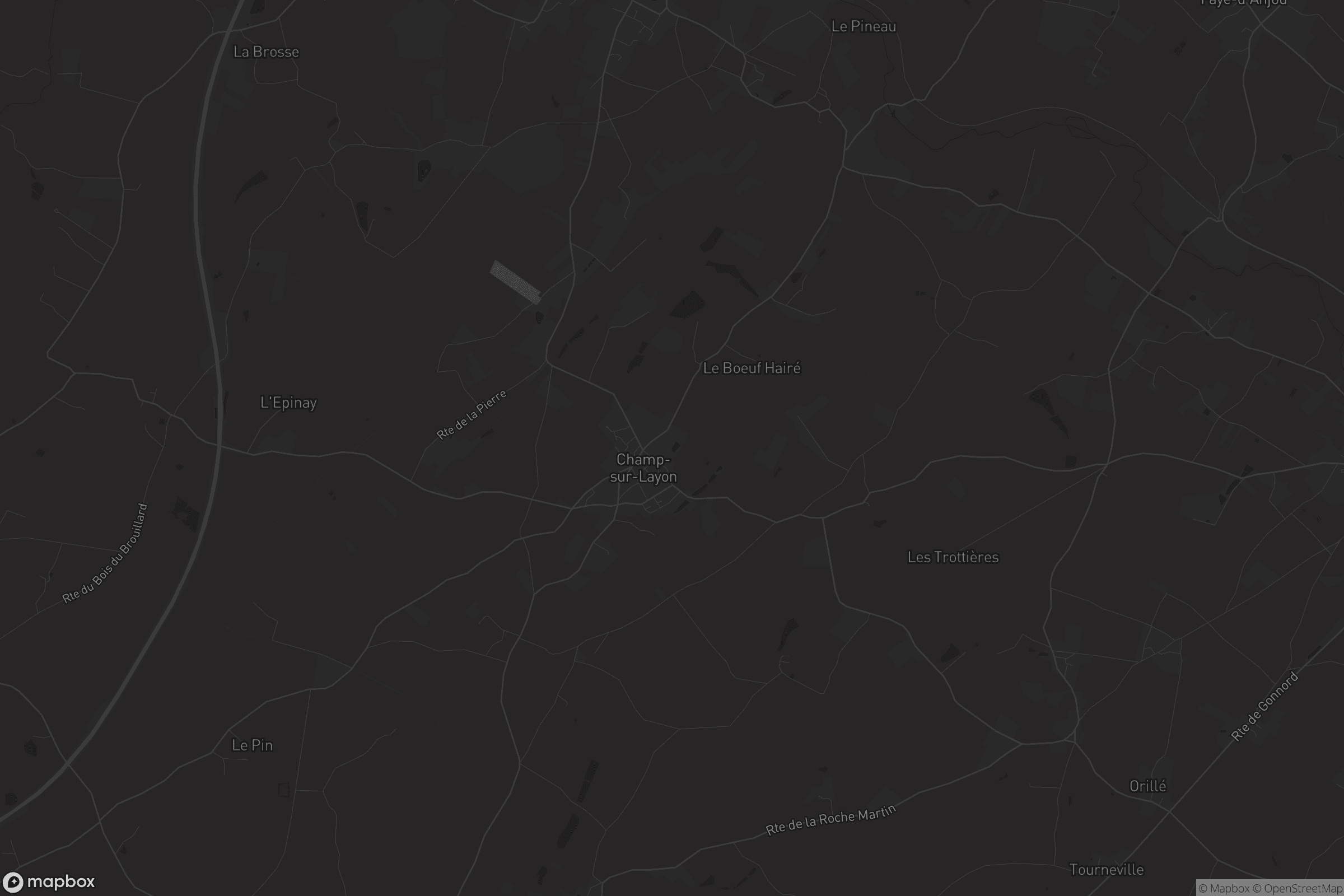 Carte de Champ-sur-Layon