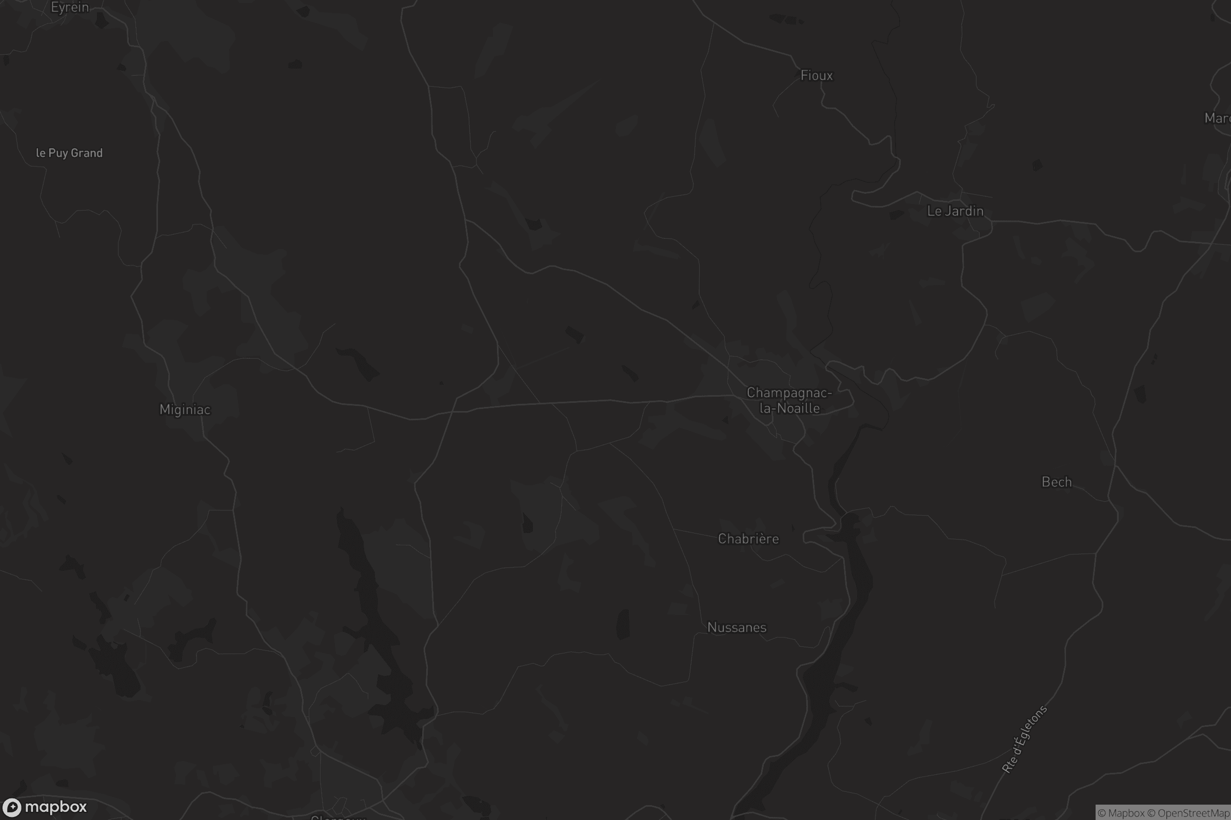 Carte de Champagnac-la-Noaille