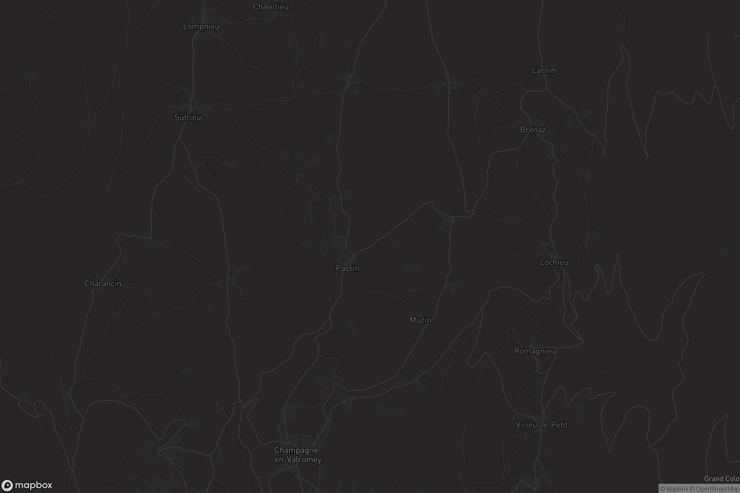Carte de Champagne-en-Valromey