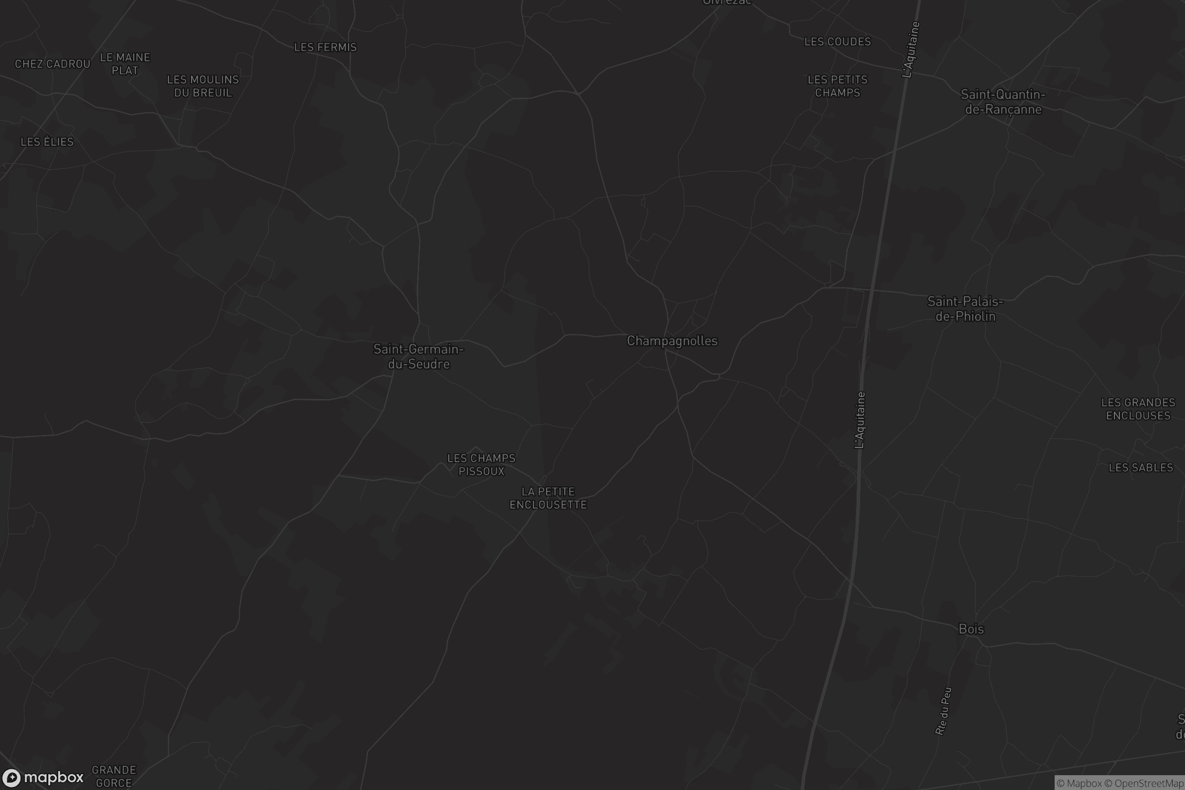 Carte de Champagnolles