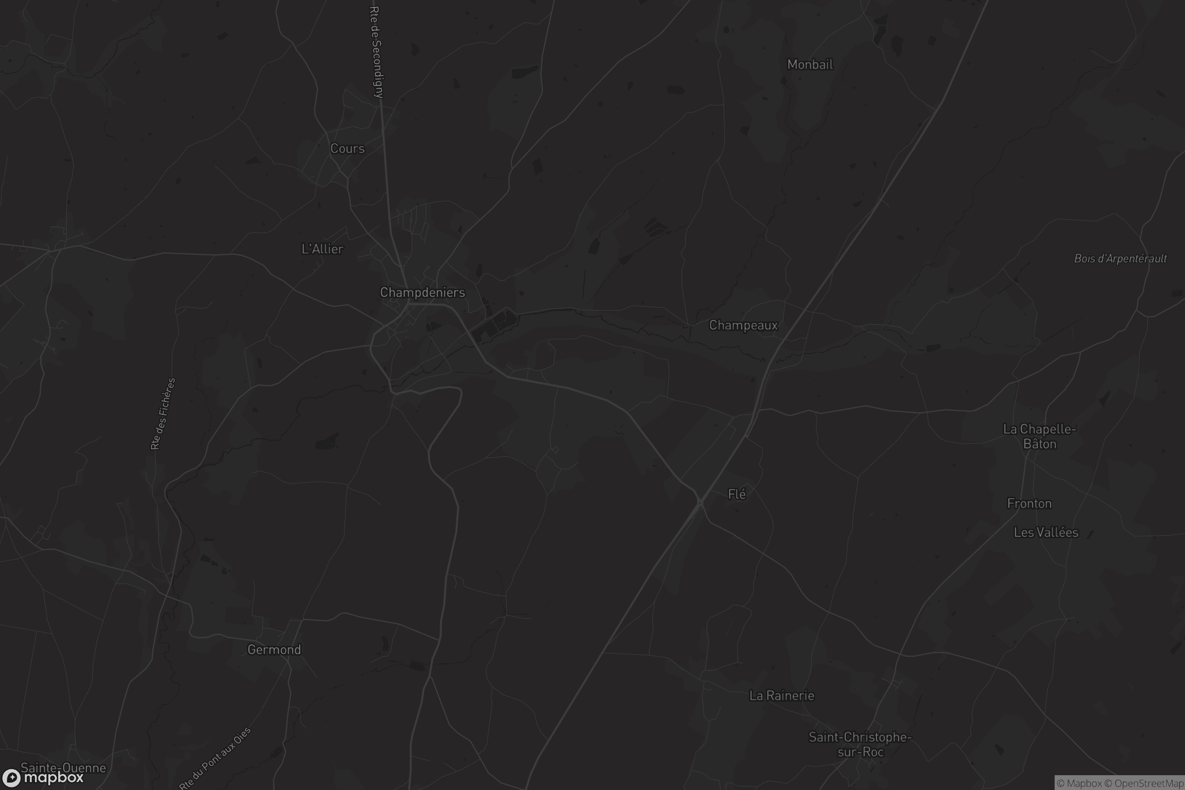 Carte de Champdeniers
