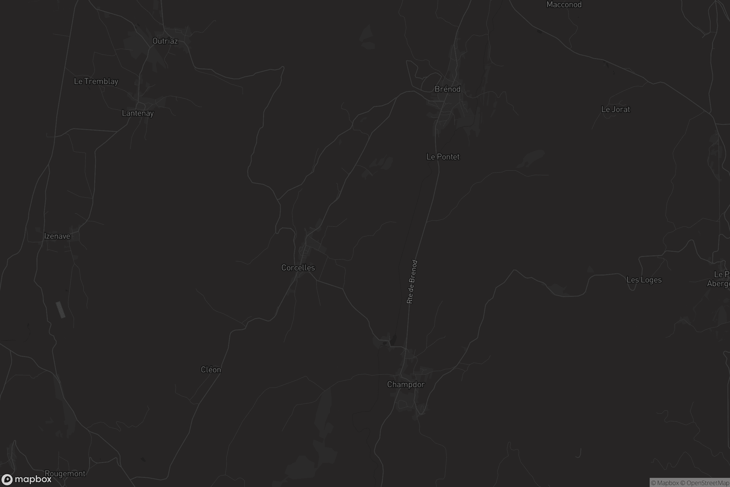 Carte de Champdor-Corcelles