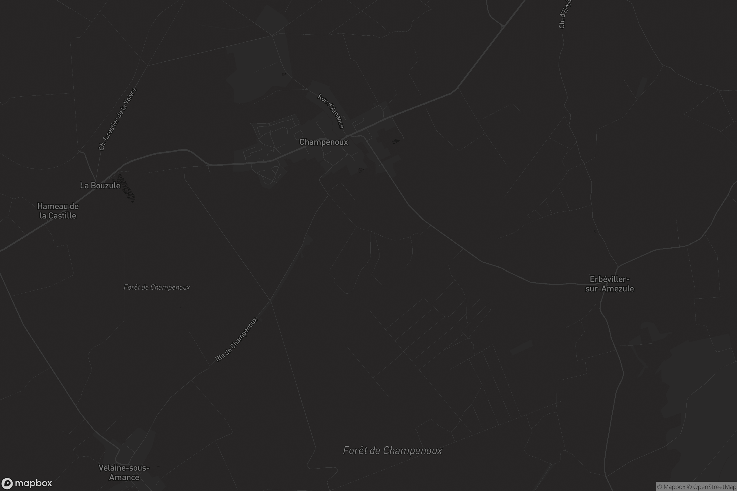 Carte de Champenoux