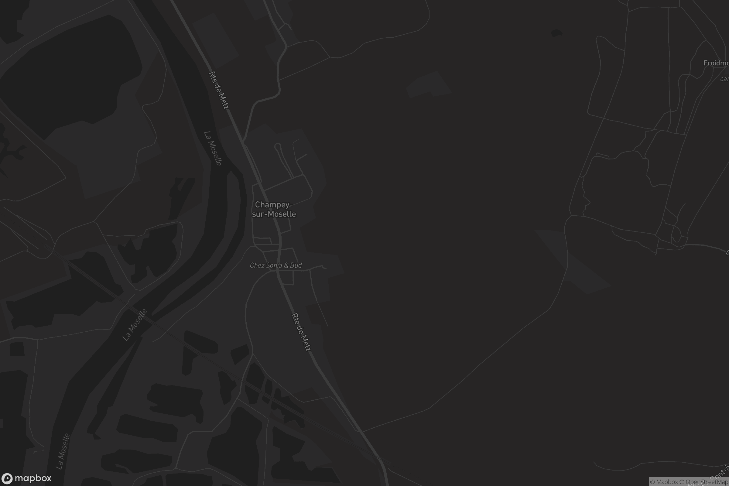 Carte de Champey-sur-Moselle