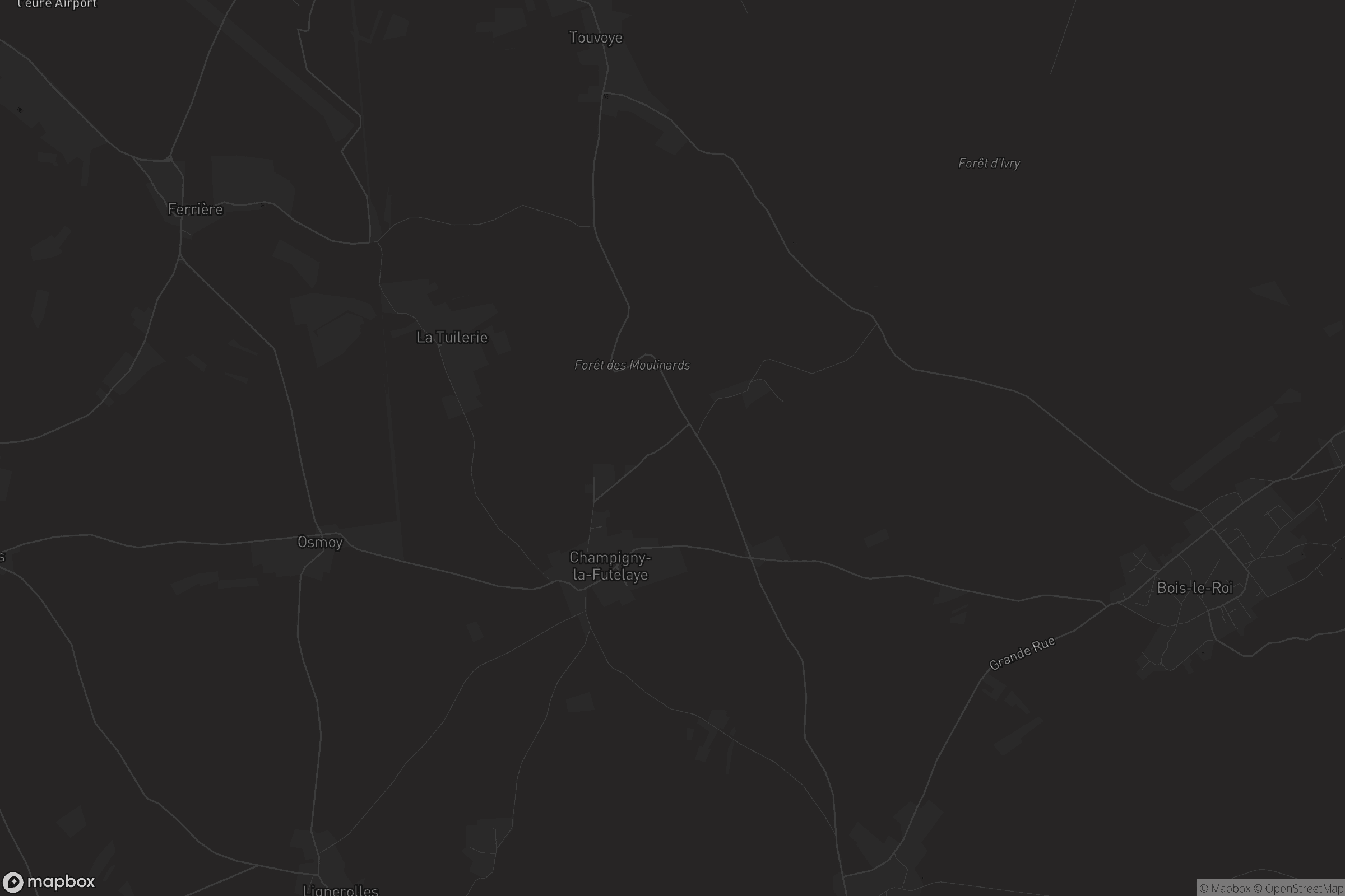 Carte de Champigny-la-Futelaye