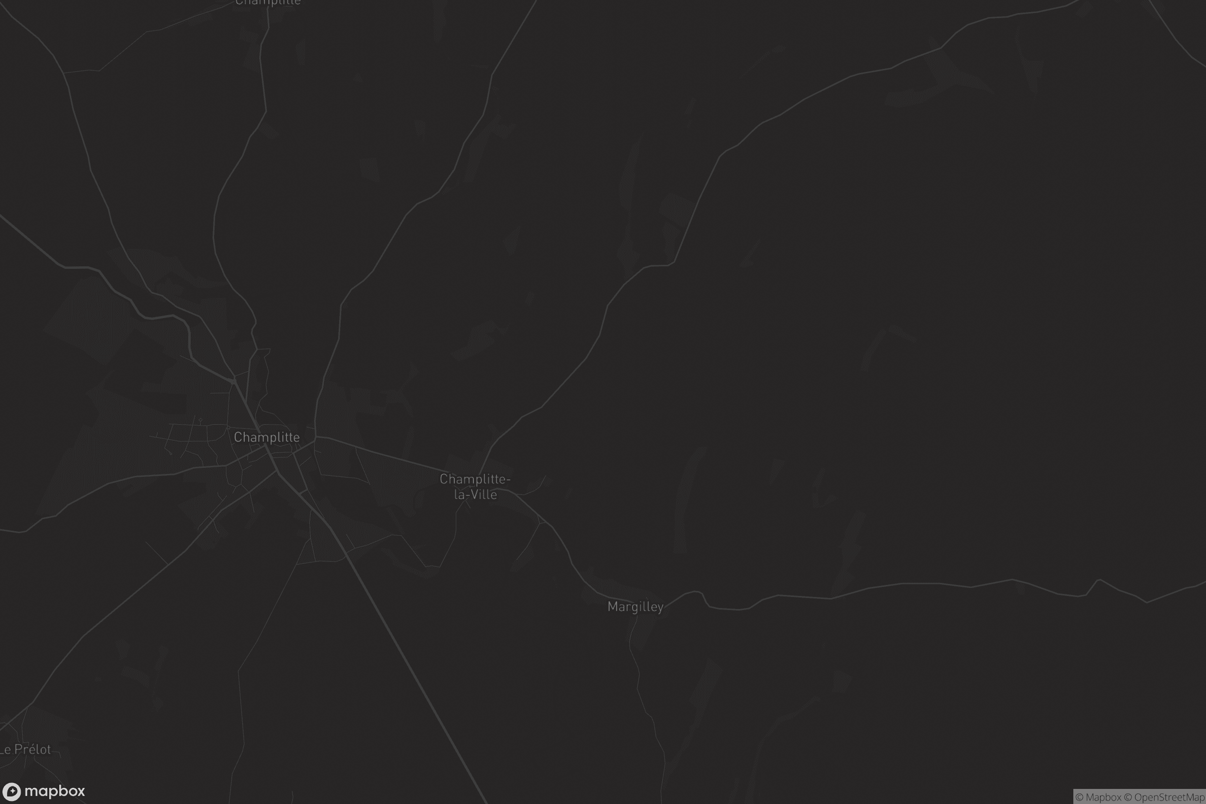 Carte de Champlitte-la-Ville
