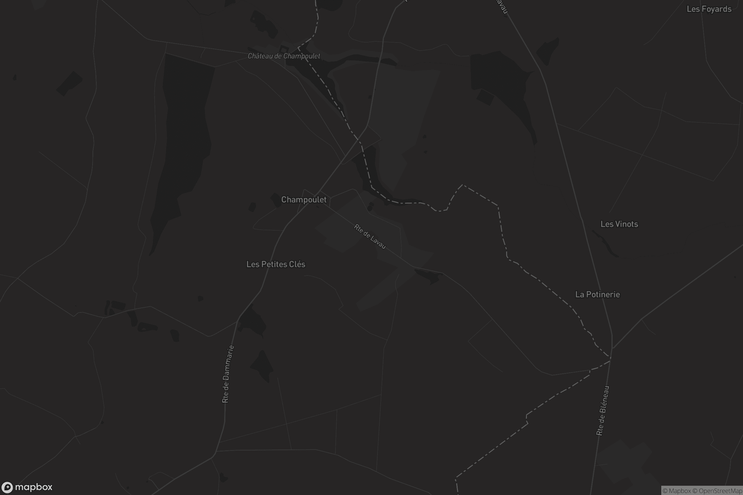 Carte de Champoulet