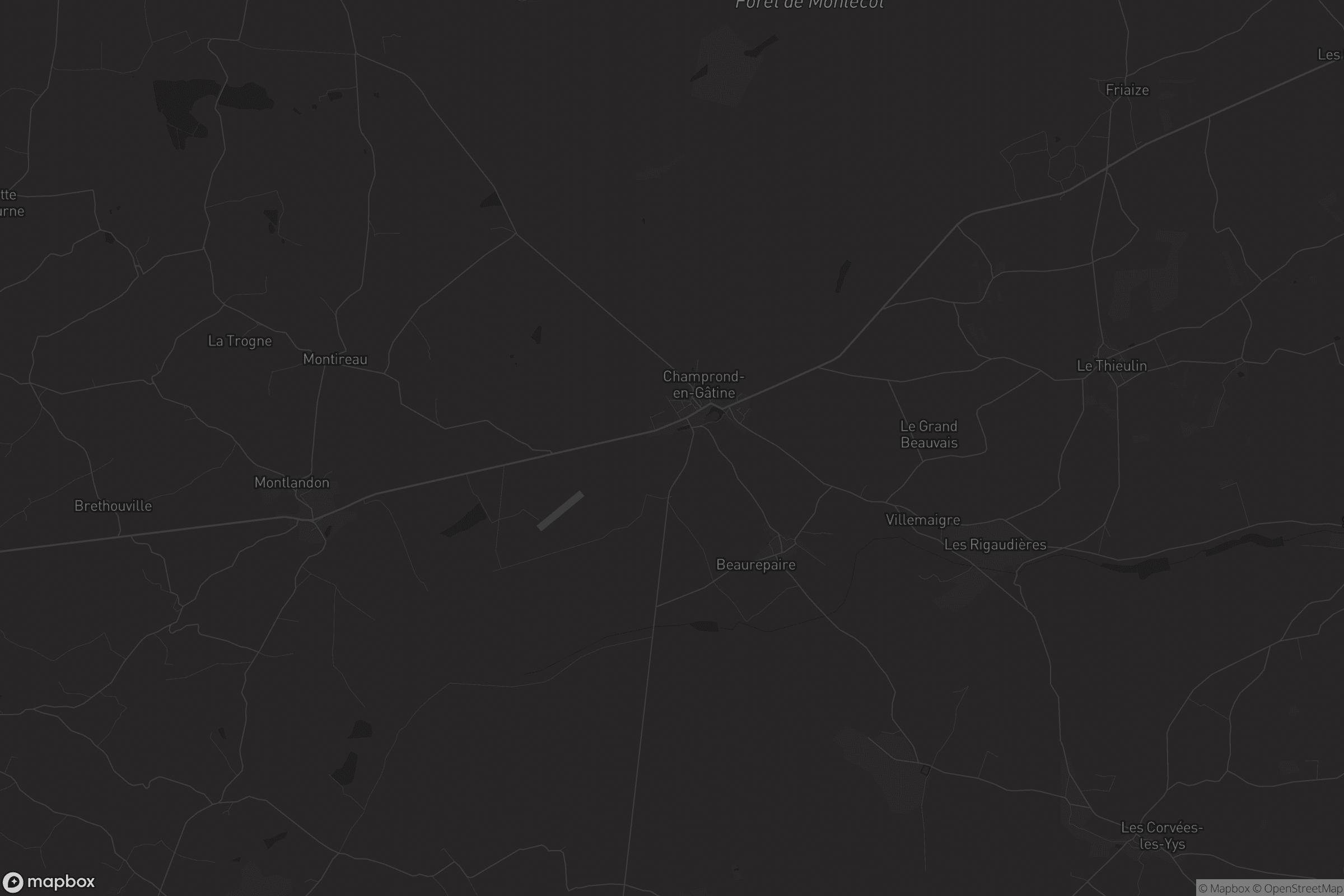 Carte de Champrond-en-Gâtine