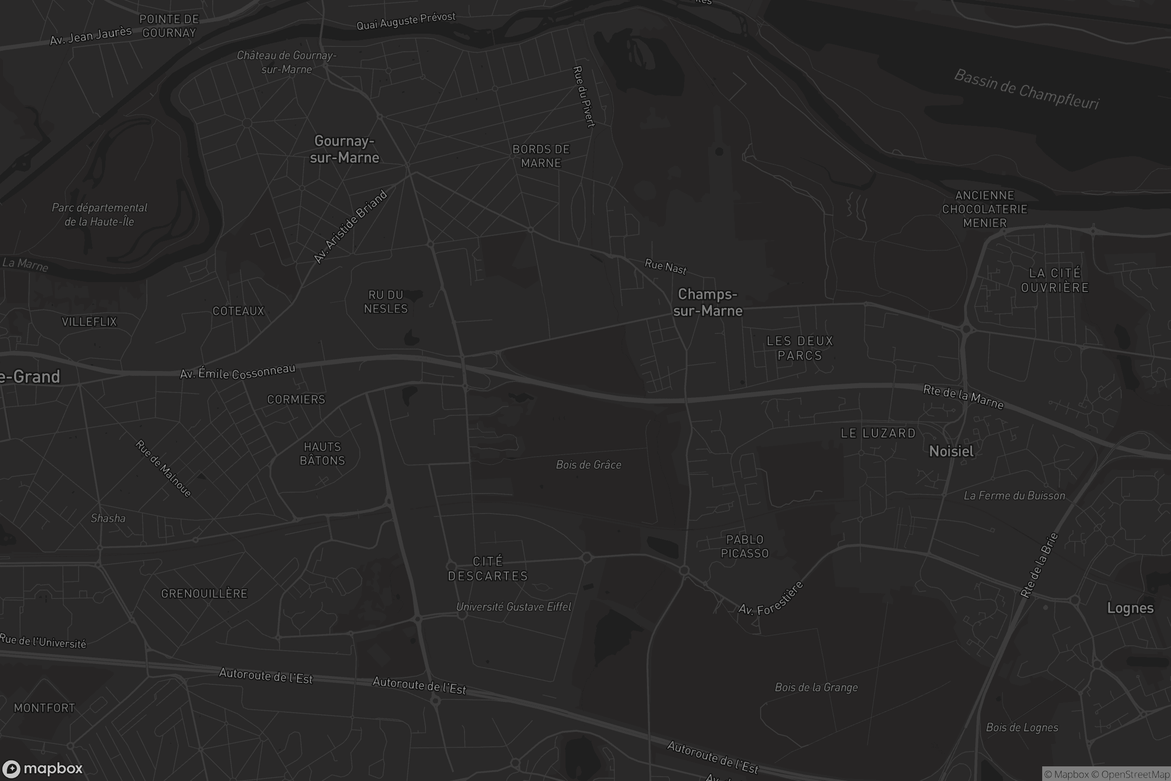 Carte de Champs-sur-Marne