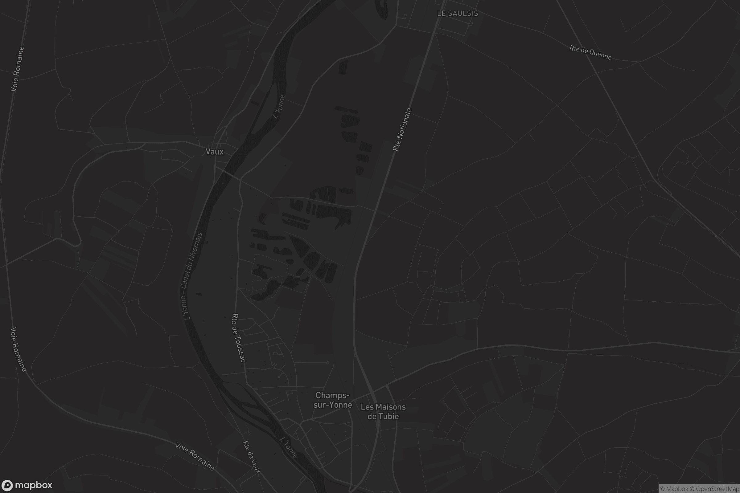Carte de Champs-sur-Yonne