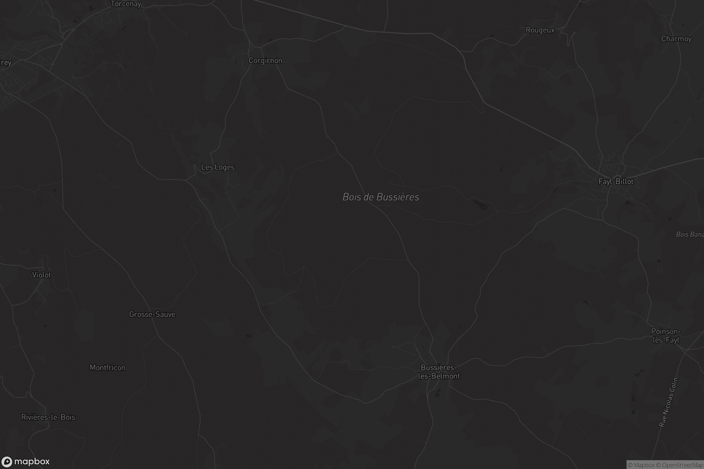 Carte de Champsevraine