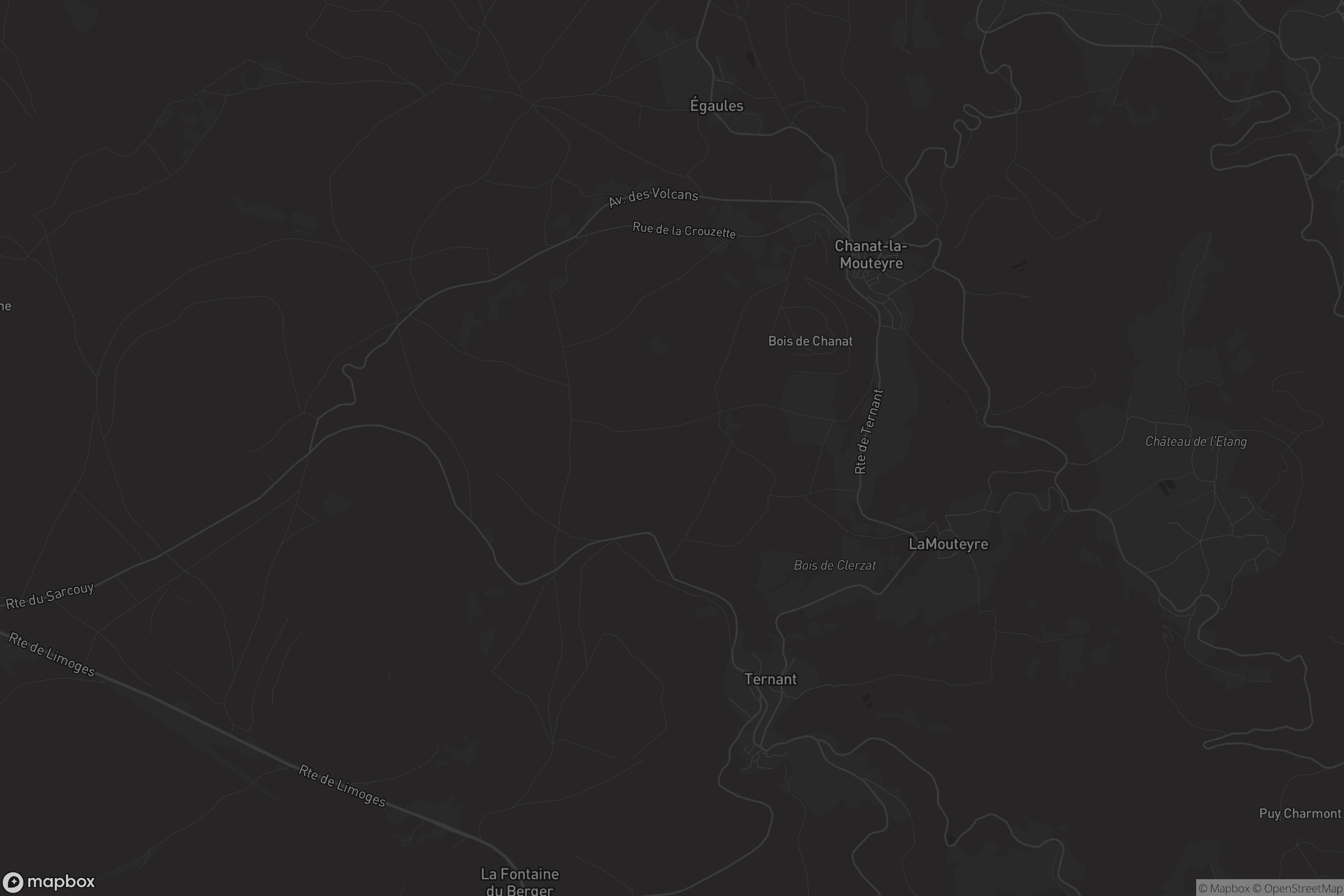 Carte de Chanat-la-Mouteyre
