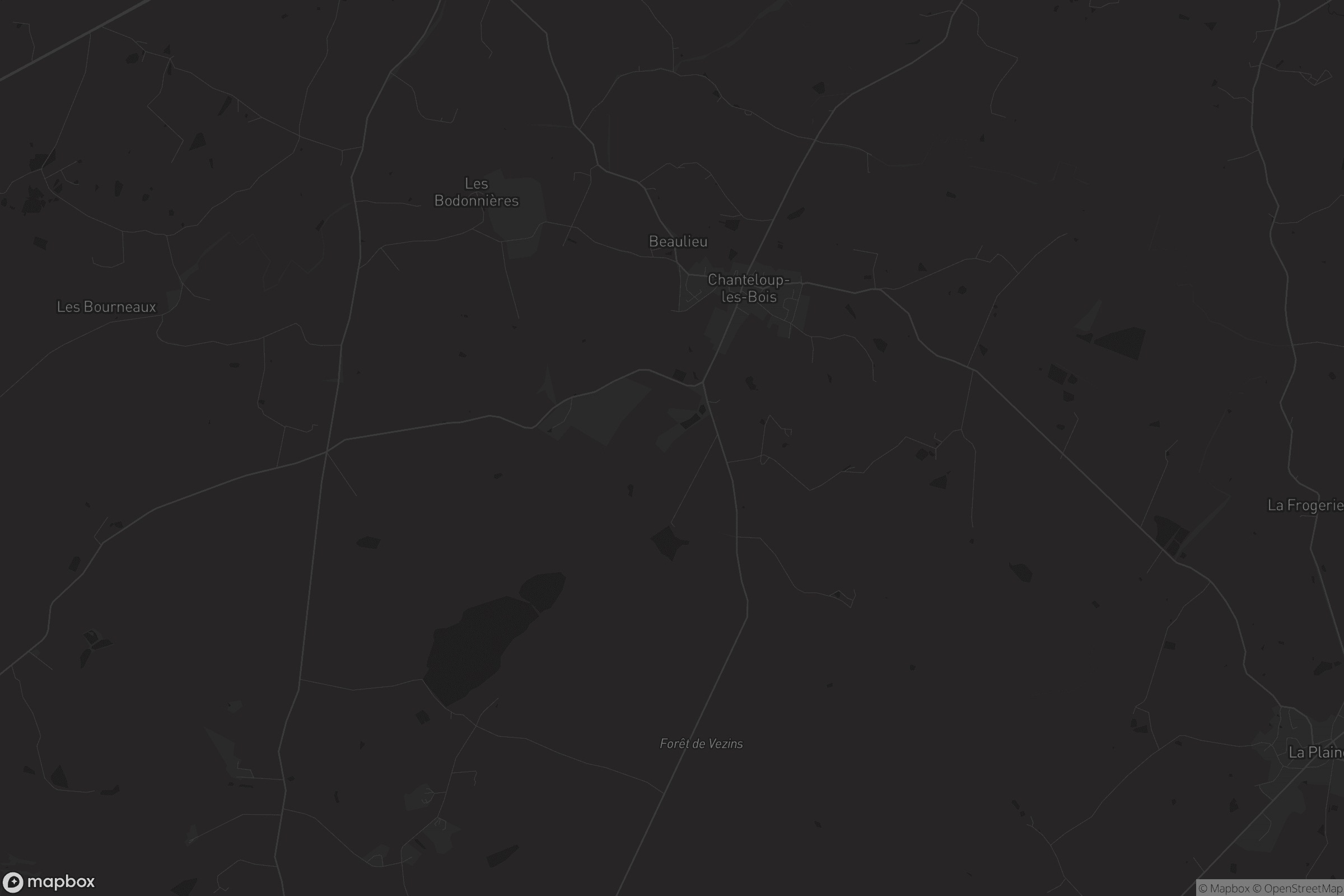 Carte de Chanteloup-les-Bois