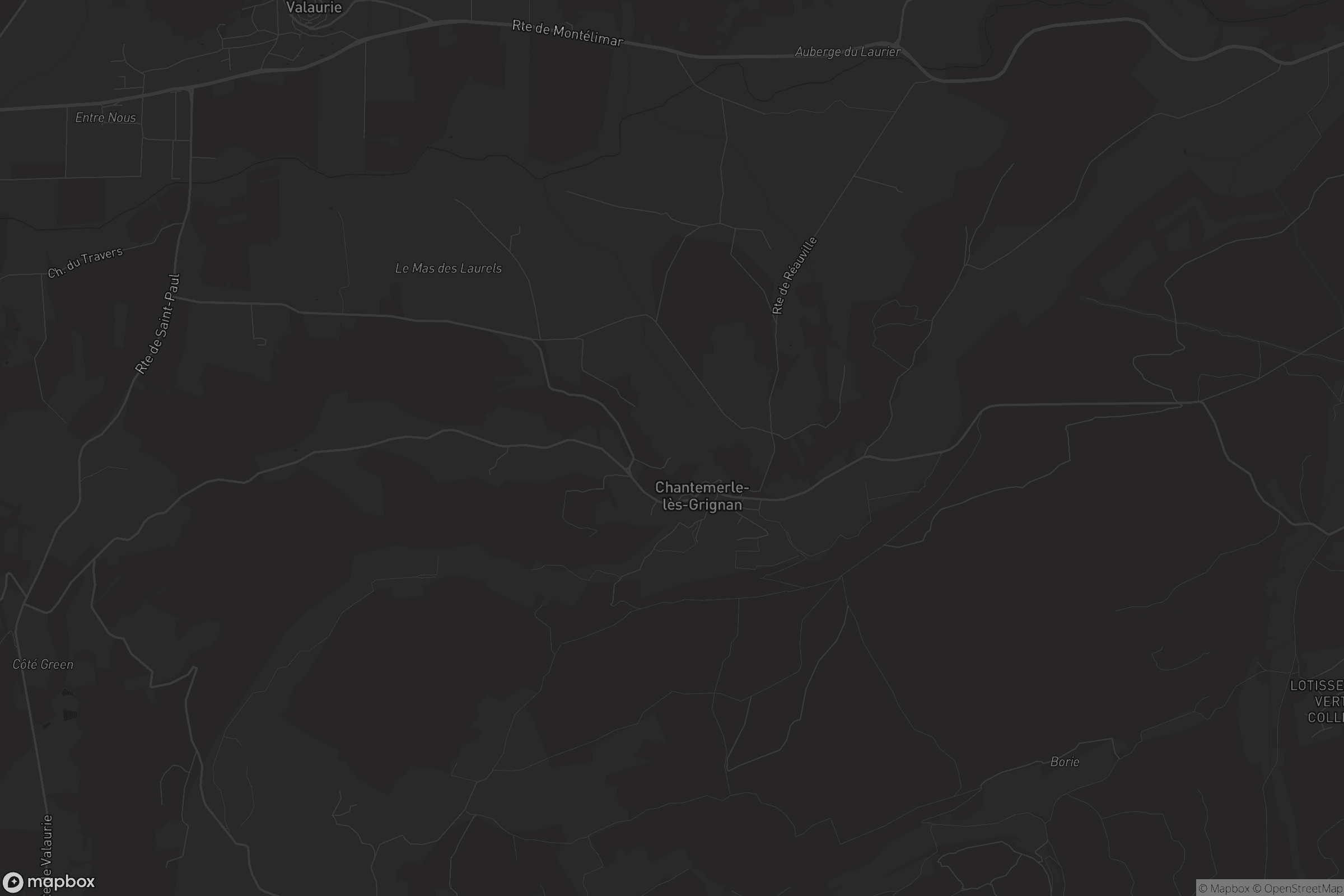 Carte de Chantemerle-lès-Grignan