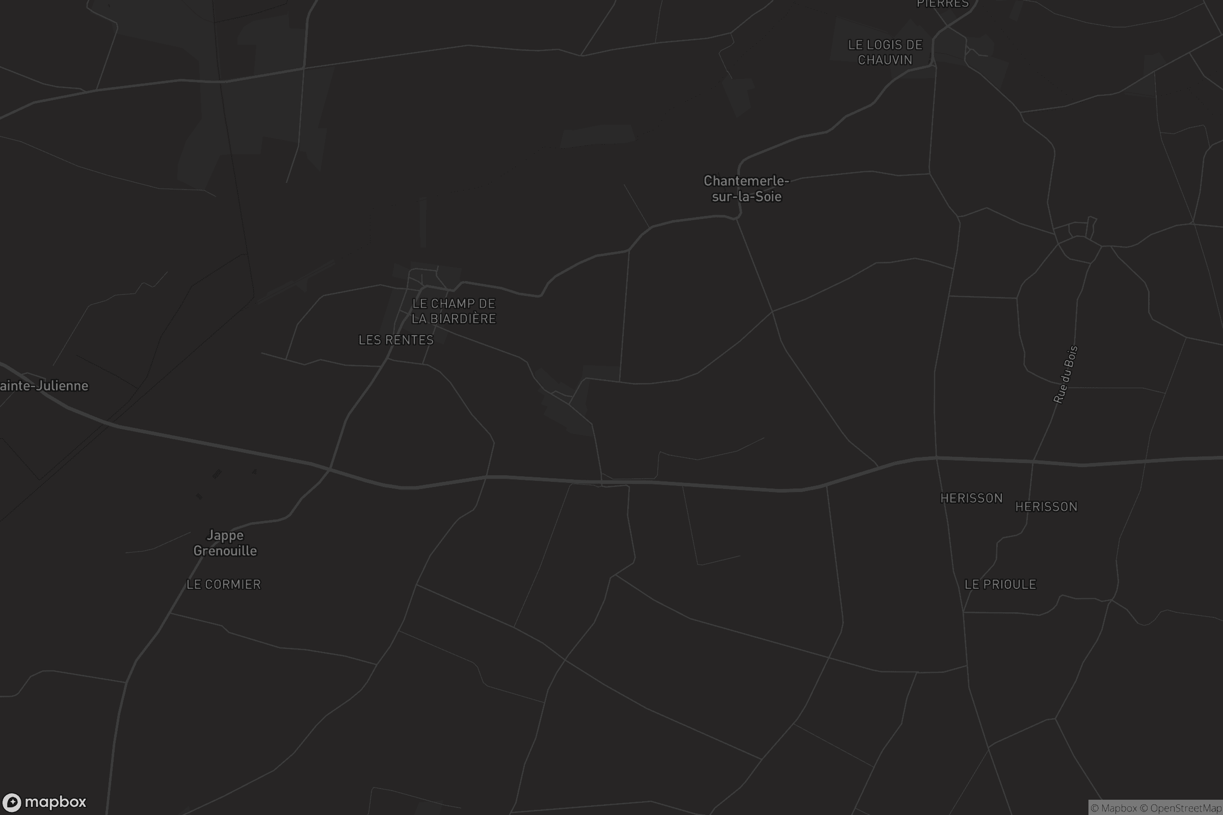 Carte de Chantemerle-sur-la-Soie