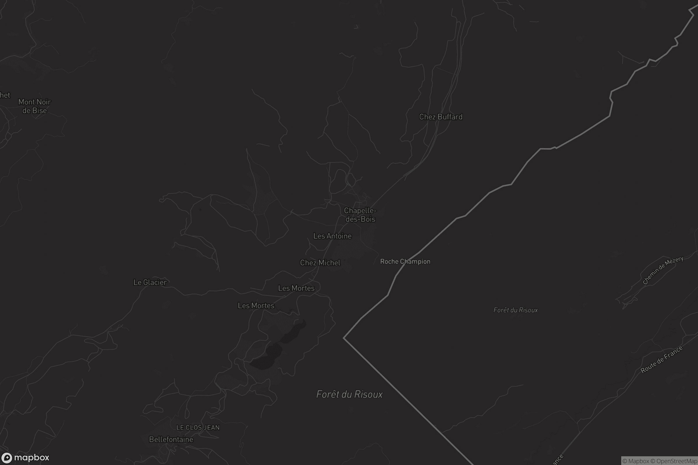 Carte de Chapelle-des-Bois