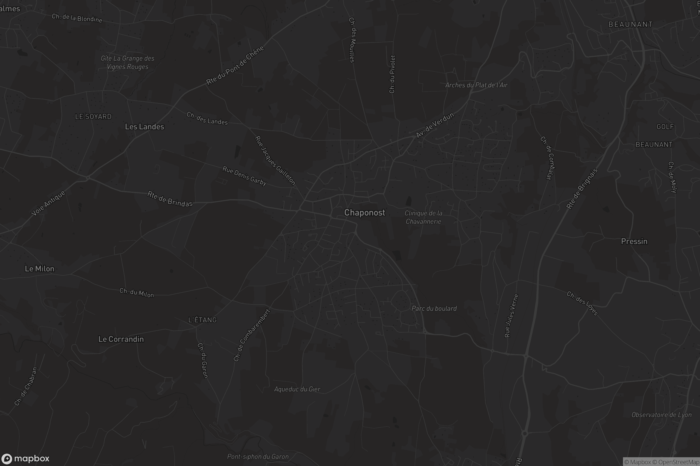 Carte de Chaponost