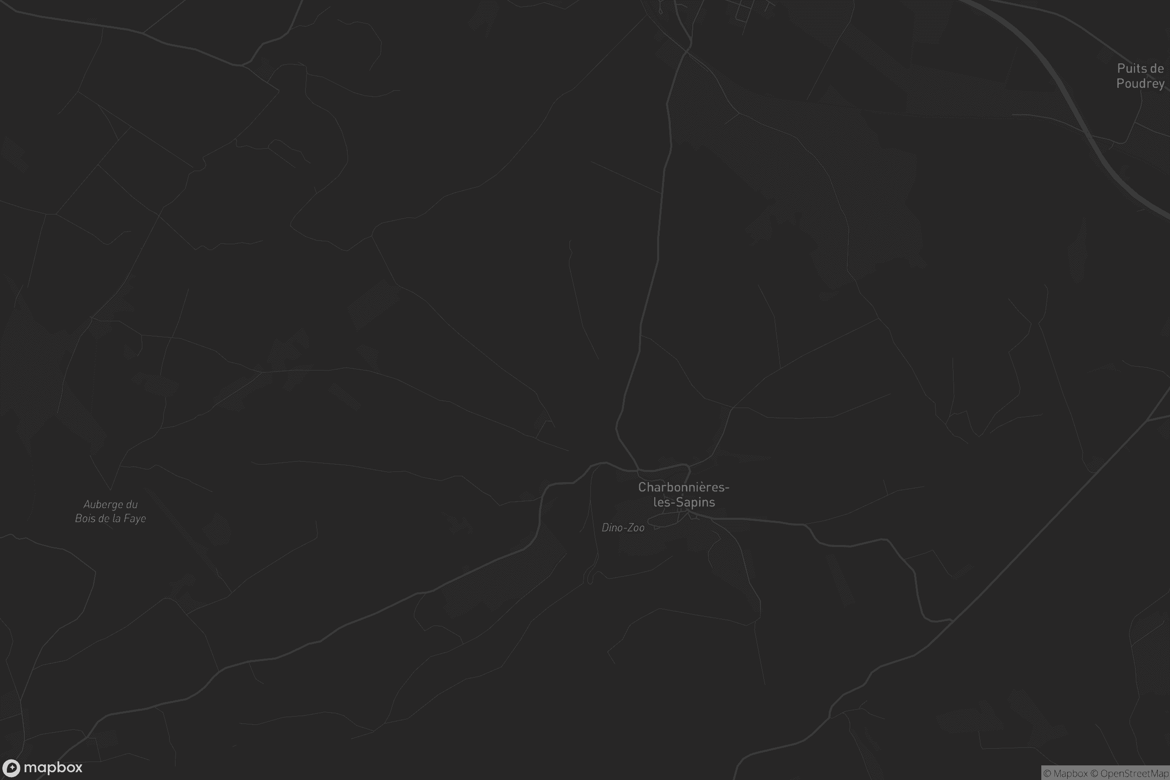 Carte de Charbonnières-les-Sapins