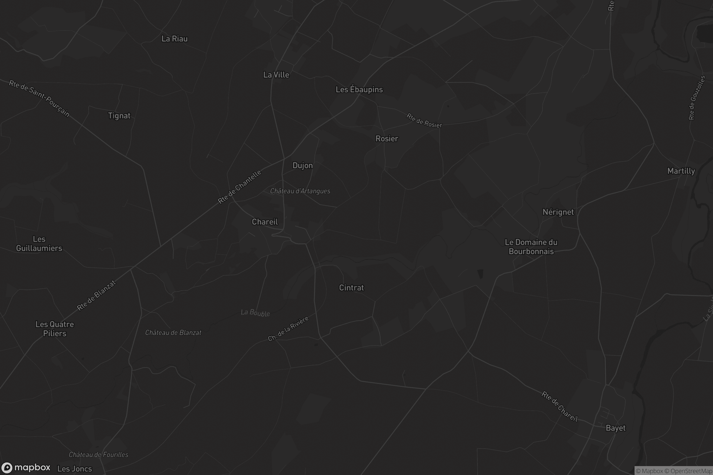 Carte de Chareil-Cintrat