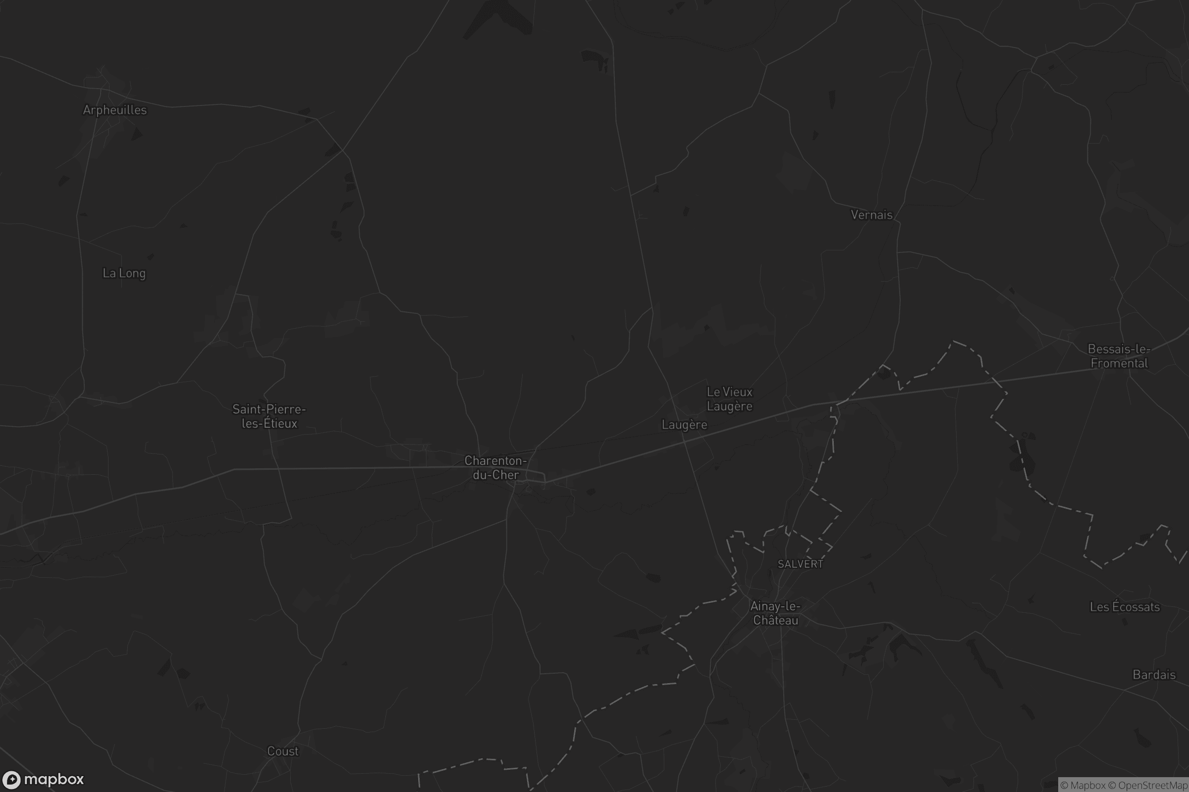 Carte de Charenton-du-Cher