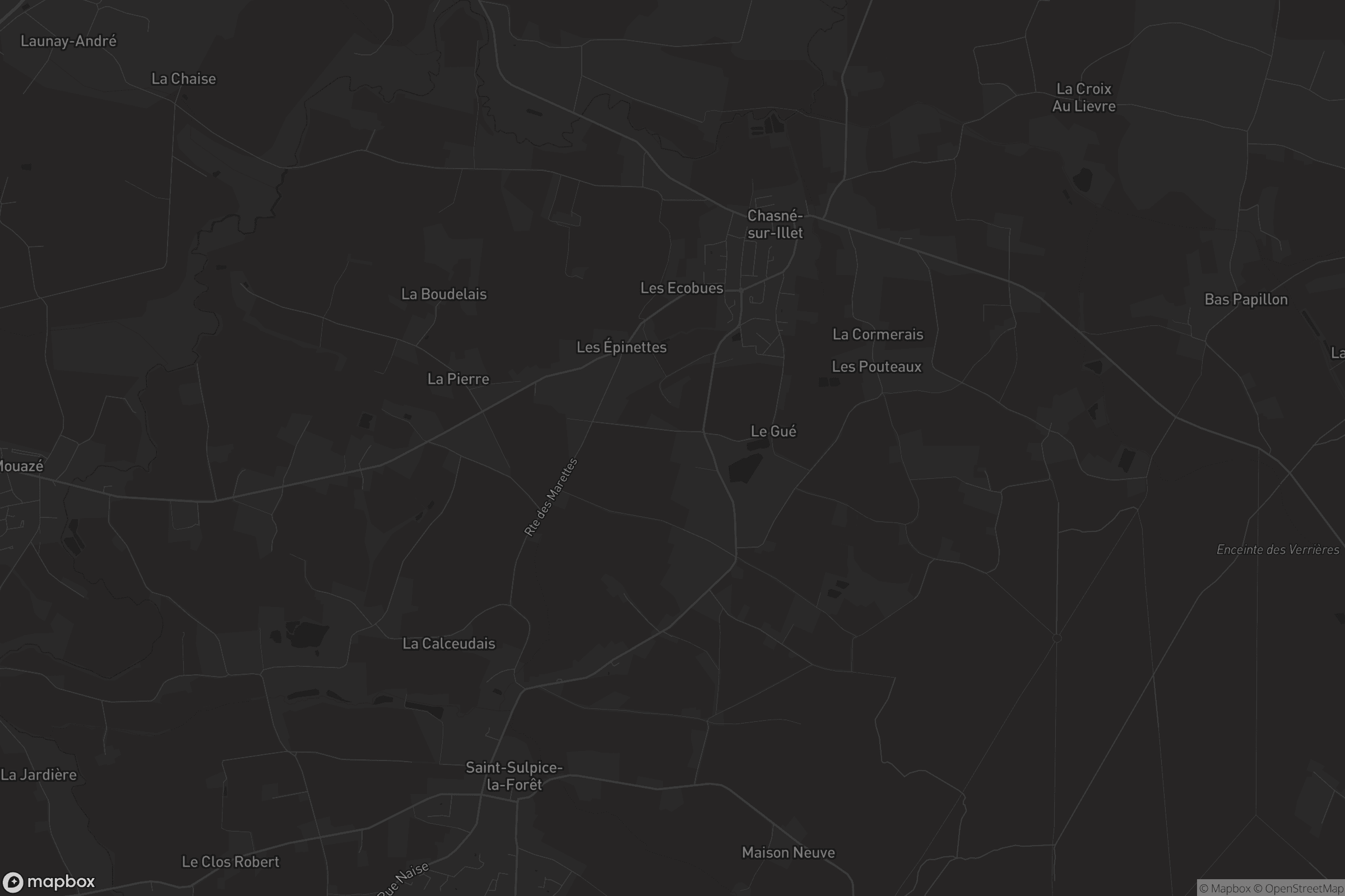 Carte de Chasné-sur-Illet