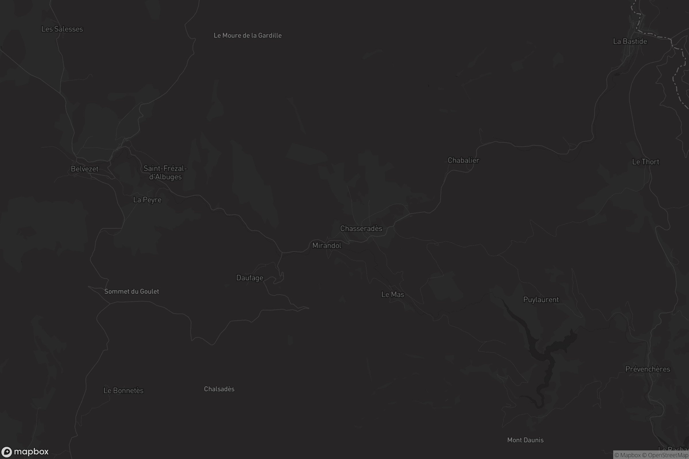 Carte de Chasseradès