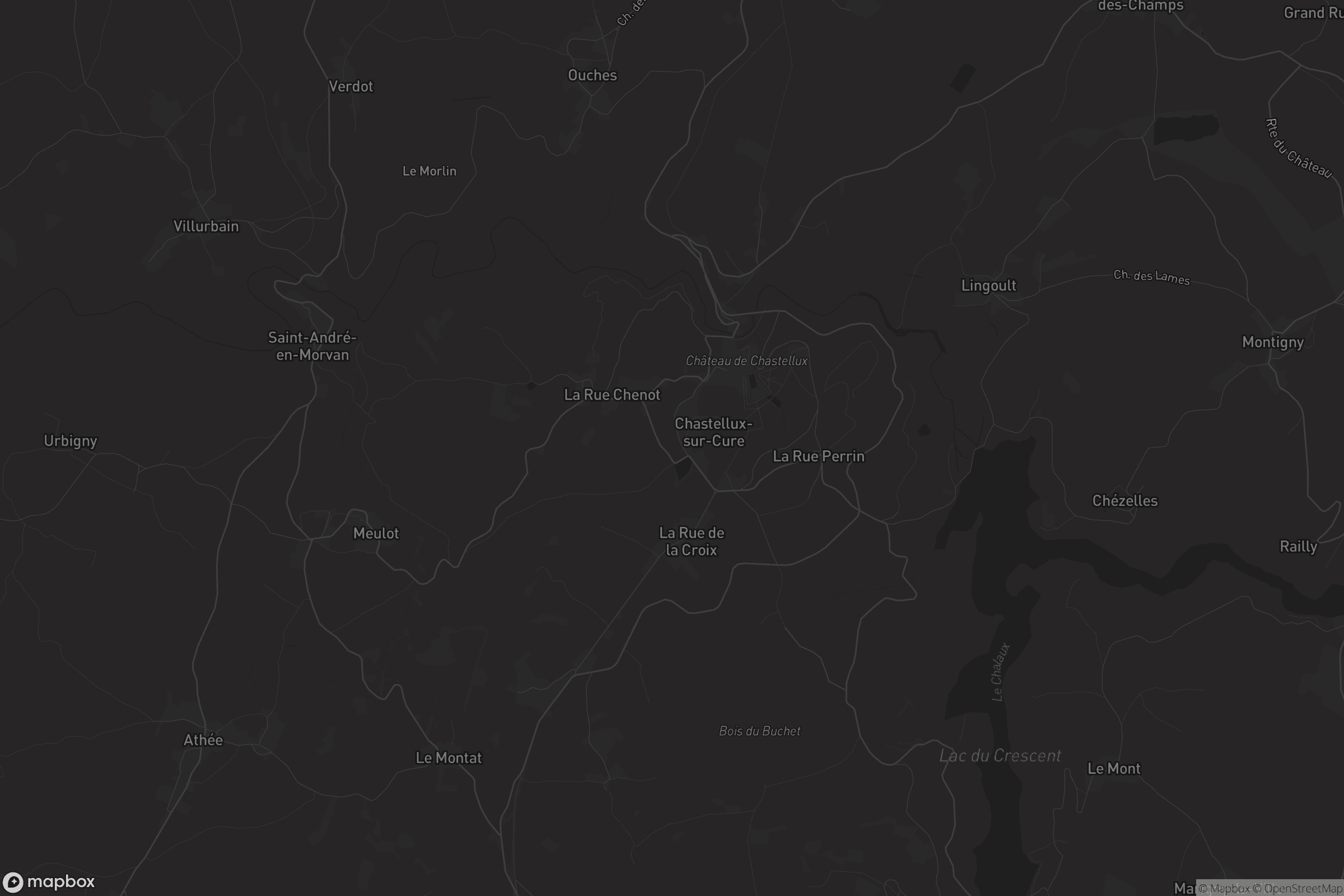 Carte de Chastellux-sur-Cure