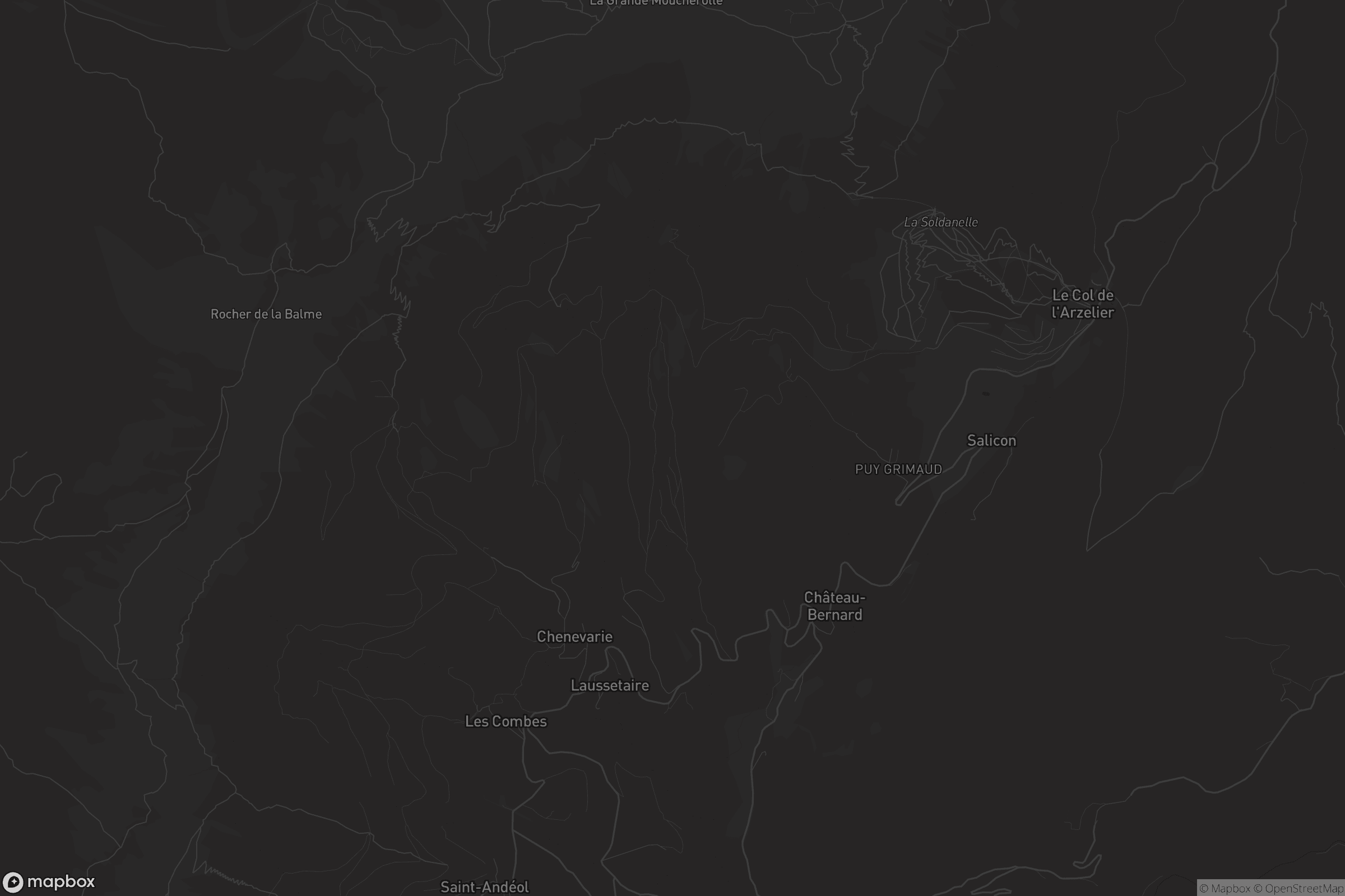 Carte de Château-Bernard