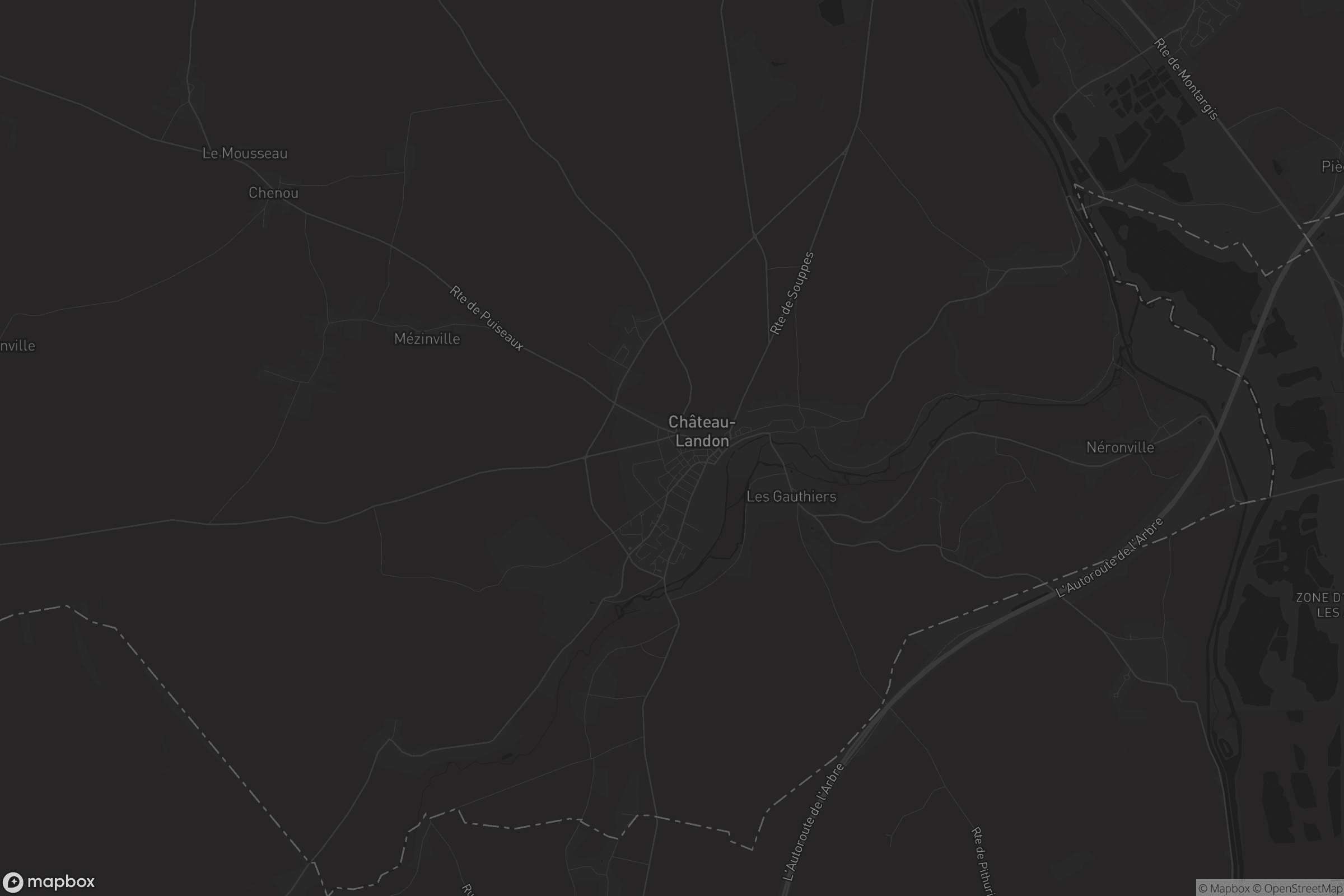 Carte de Château-Landon