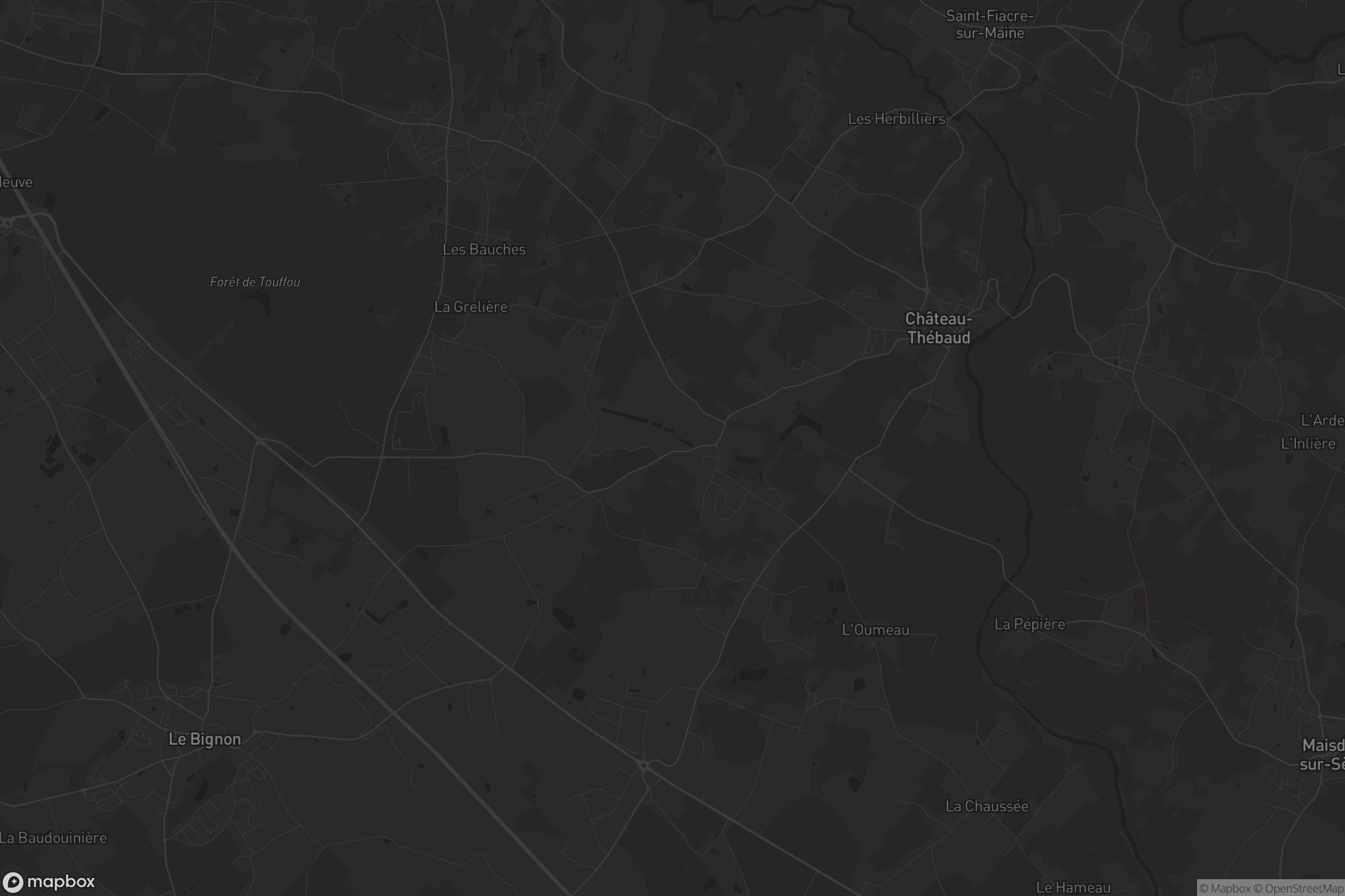 Carte de Château-Thébaud