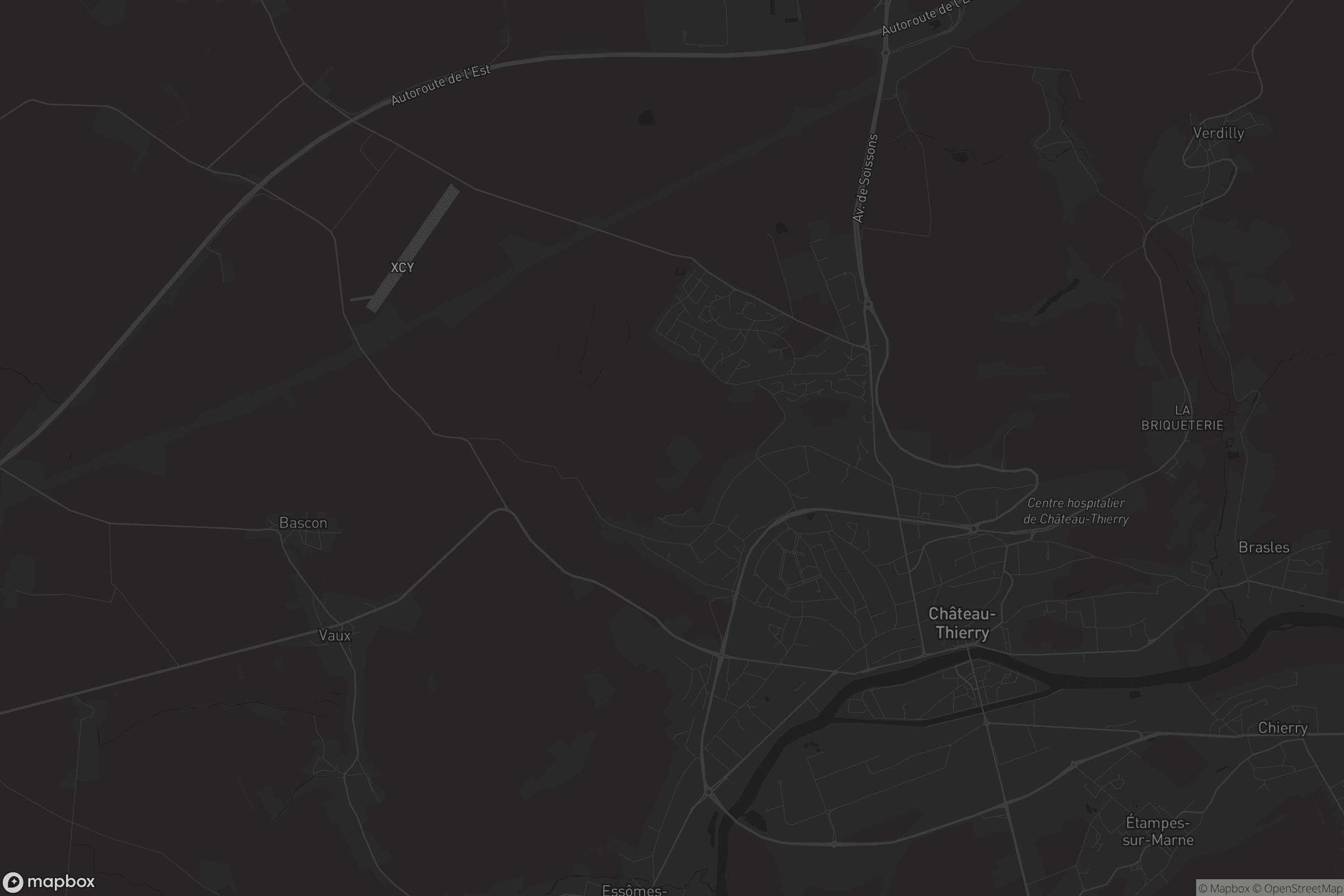 Carte de Château-Thierry