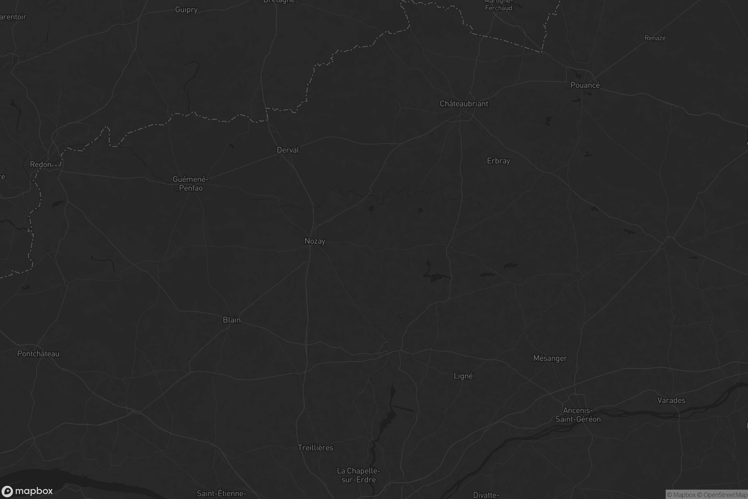 Carte de Châteaubriant-Ancenis