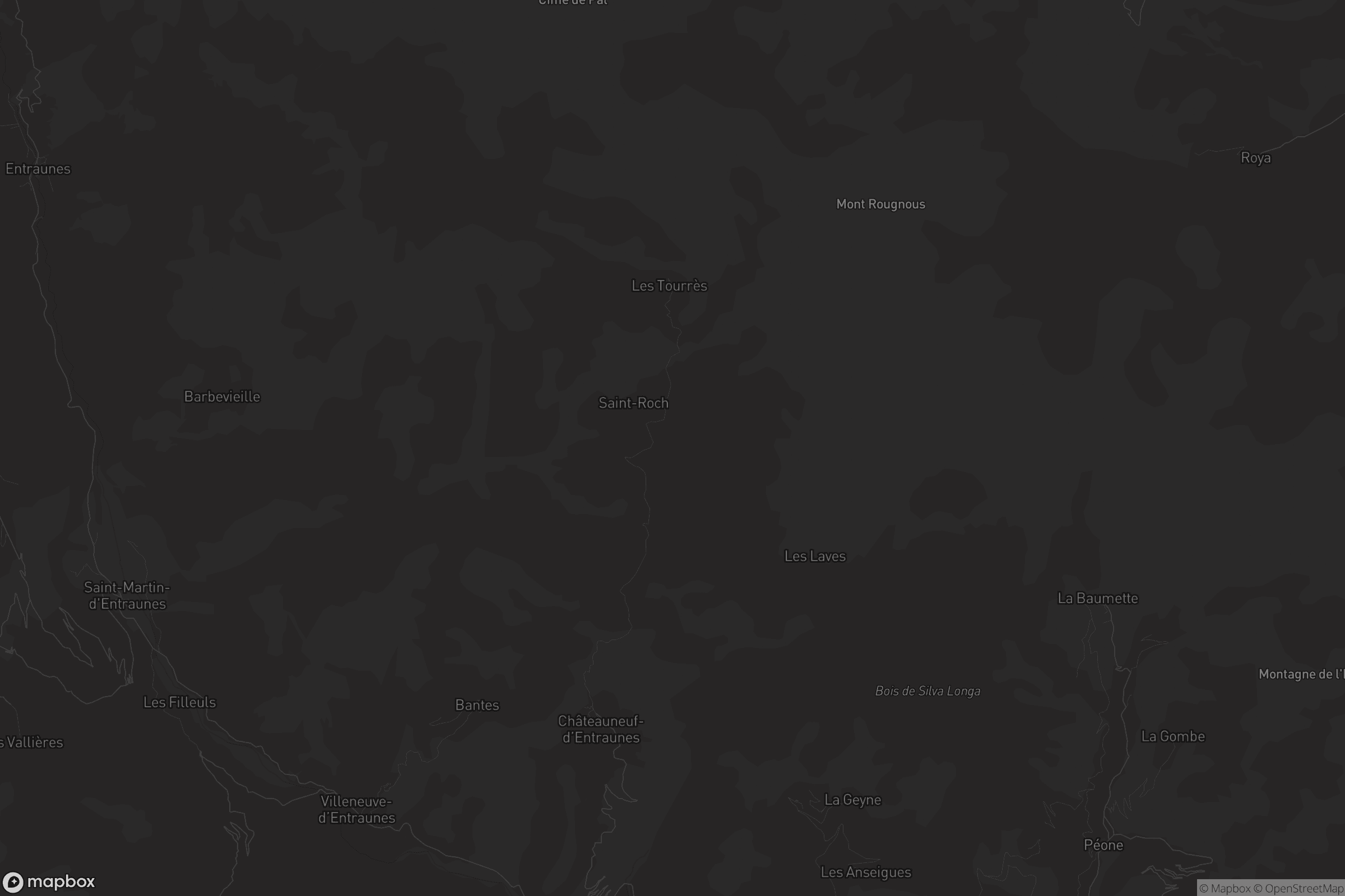 Carte de Châteauneuf-d'Entraunes