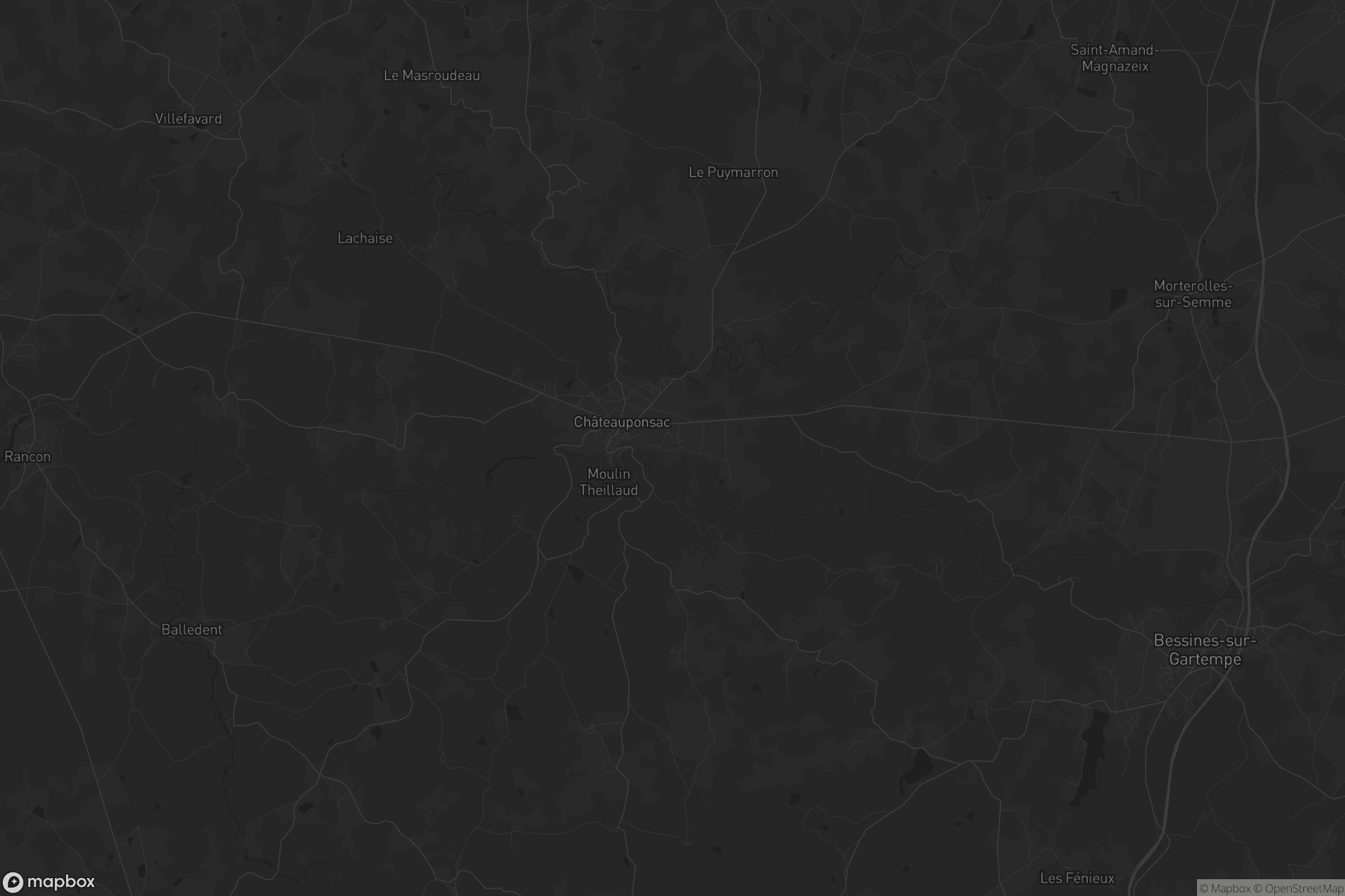 Carte de Châteauponsac