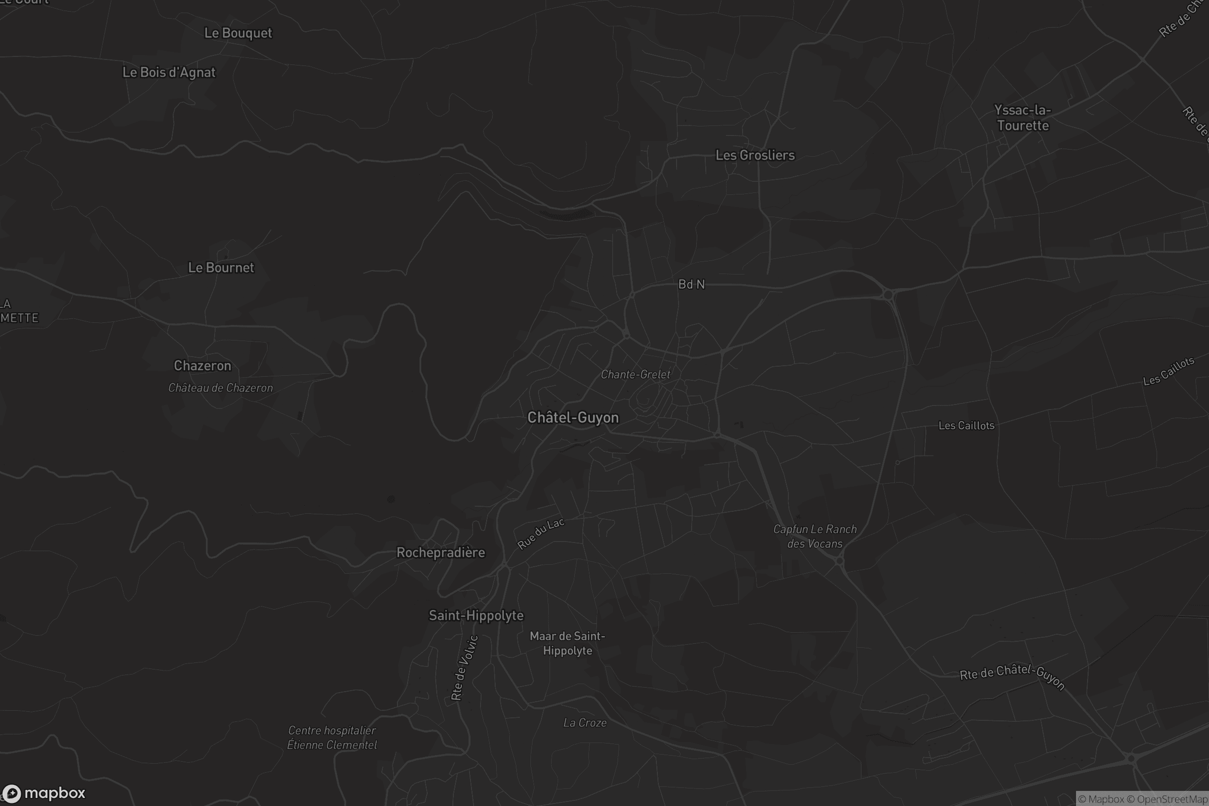 Carte de Châtel-Guyon