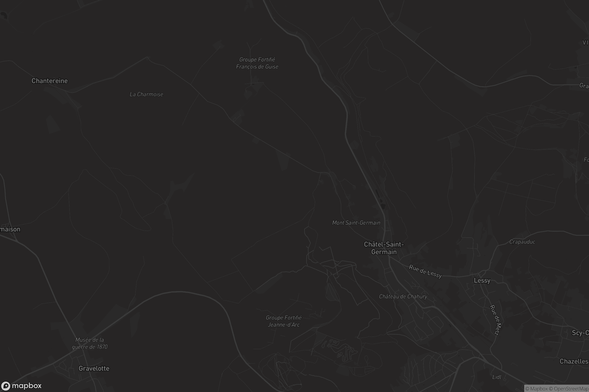 Carte de Châtel-Saint-Germain