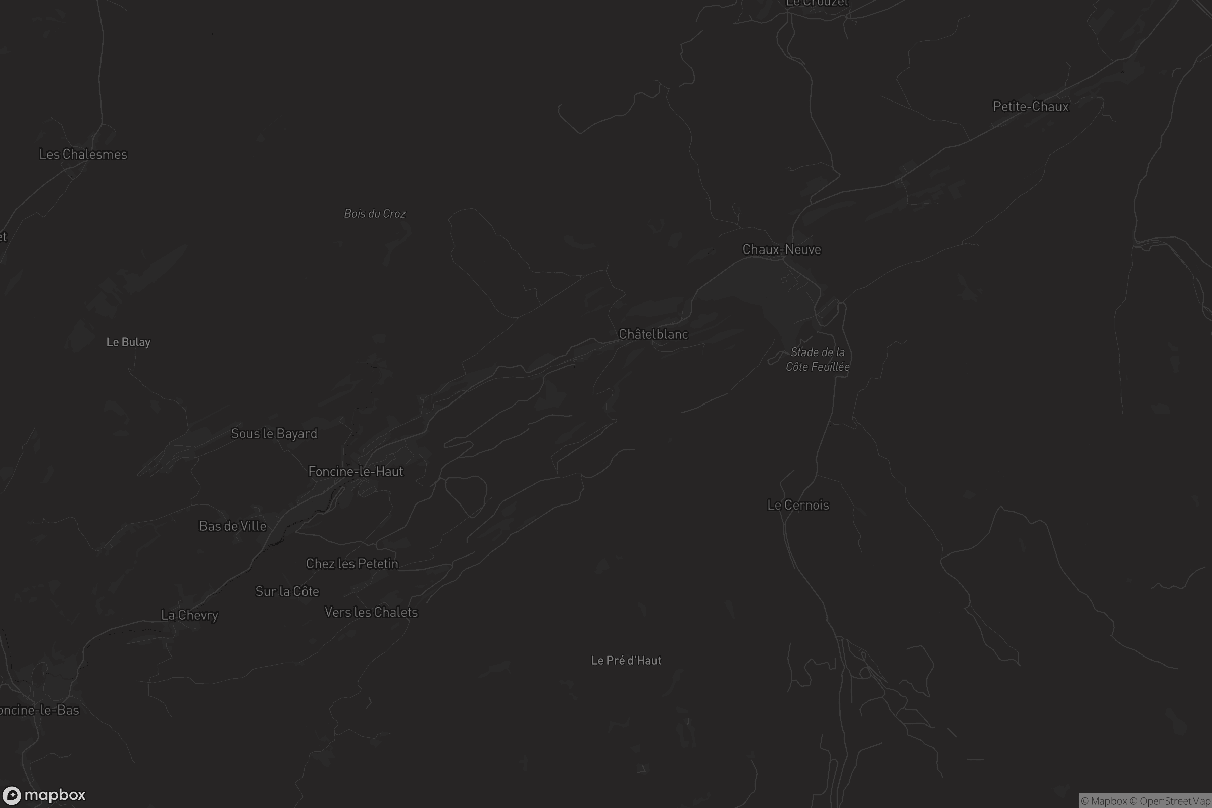 Carte de Châtelblanc