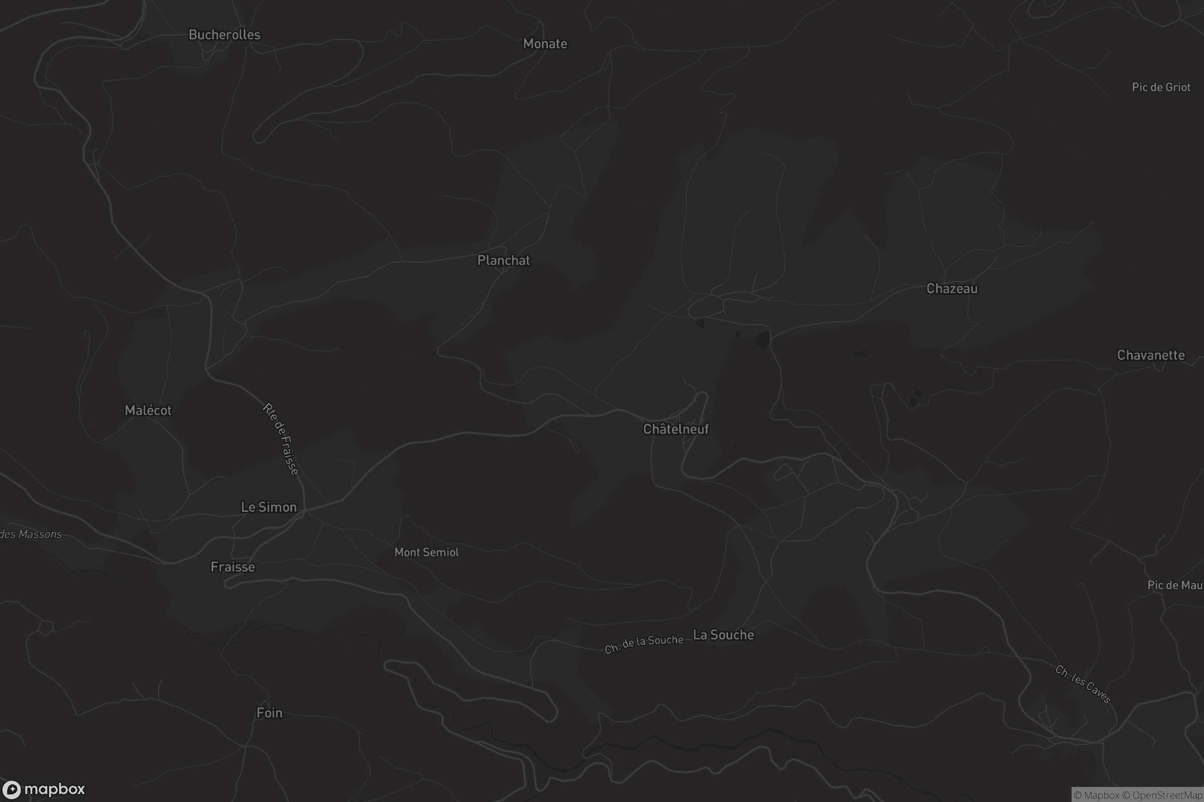 Carte de Châtelneuf