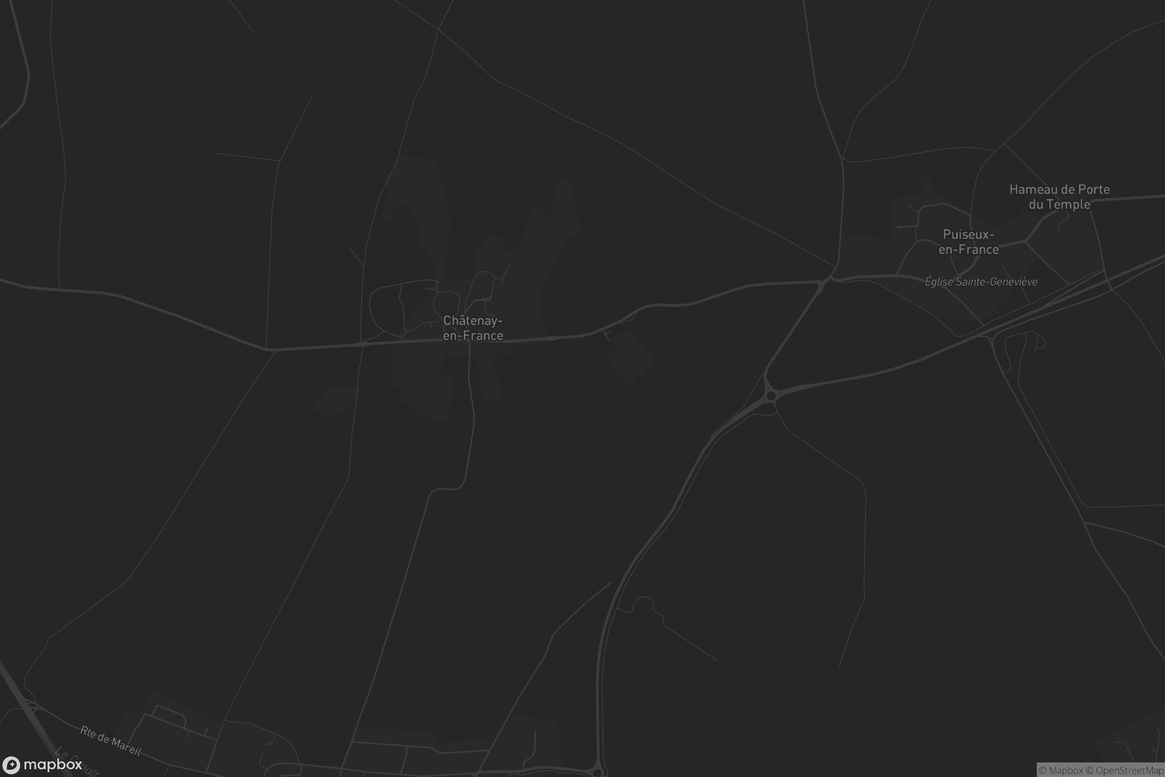 Carte de Châtenay-en-France