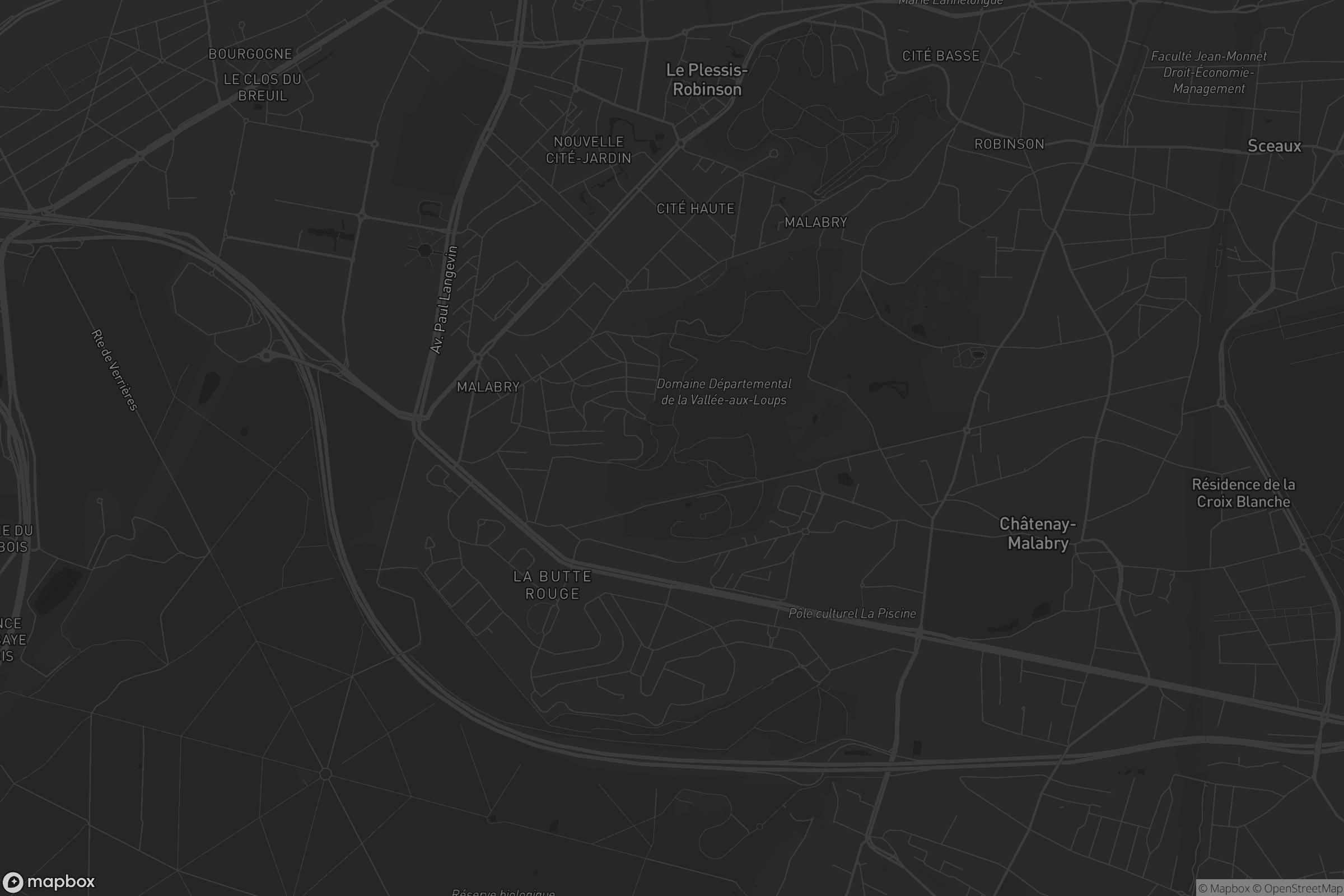 Carte de Châtenay-Malabry