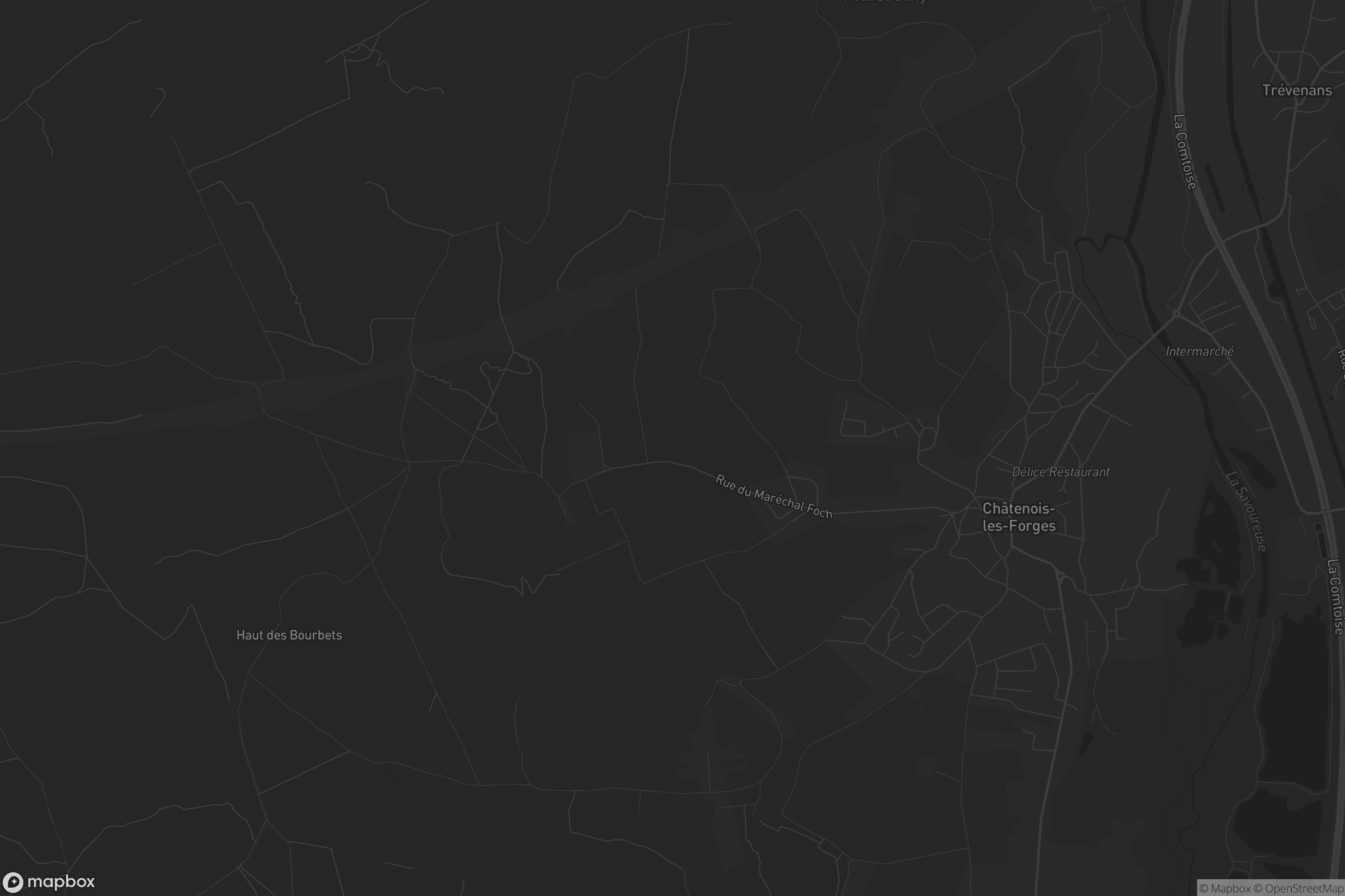 Carte de Châtenois-les-Forges