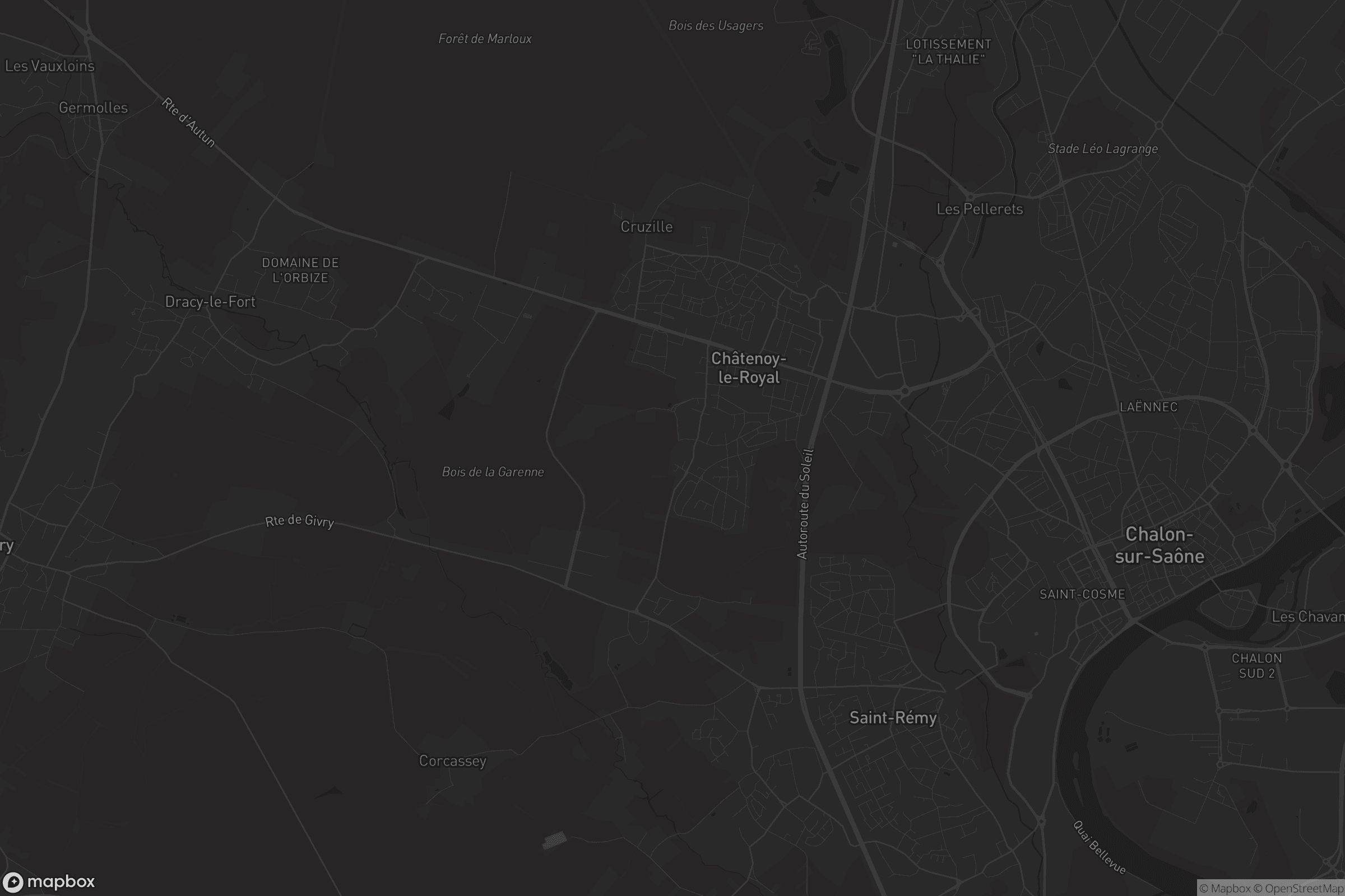 Carte de Châtenoy-le-Royal