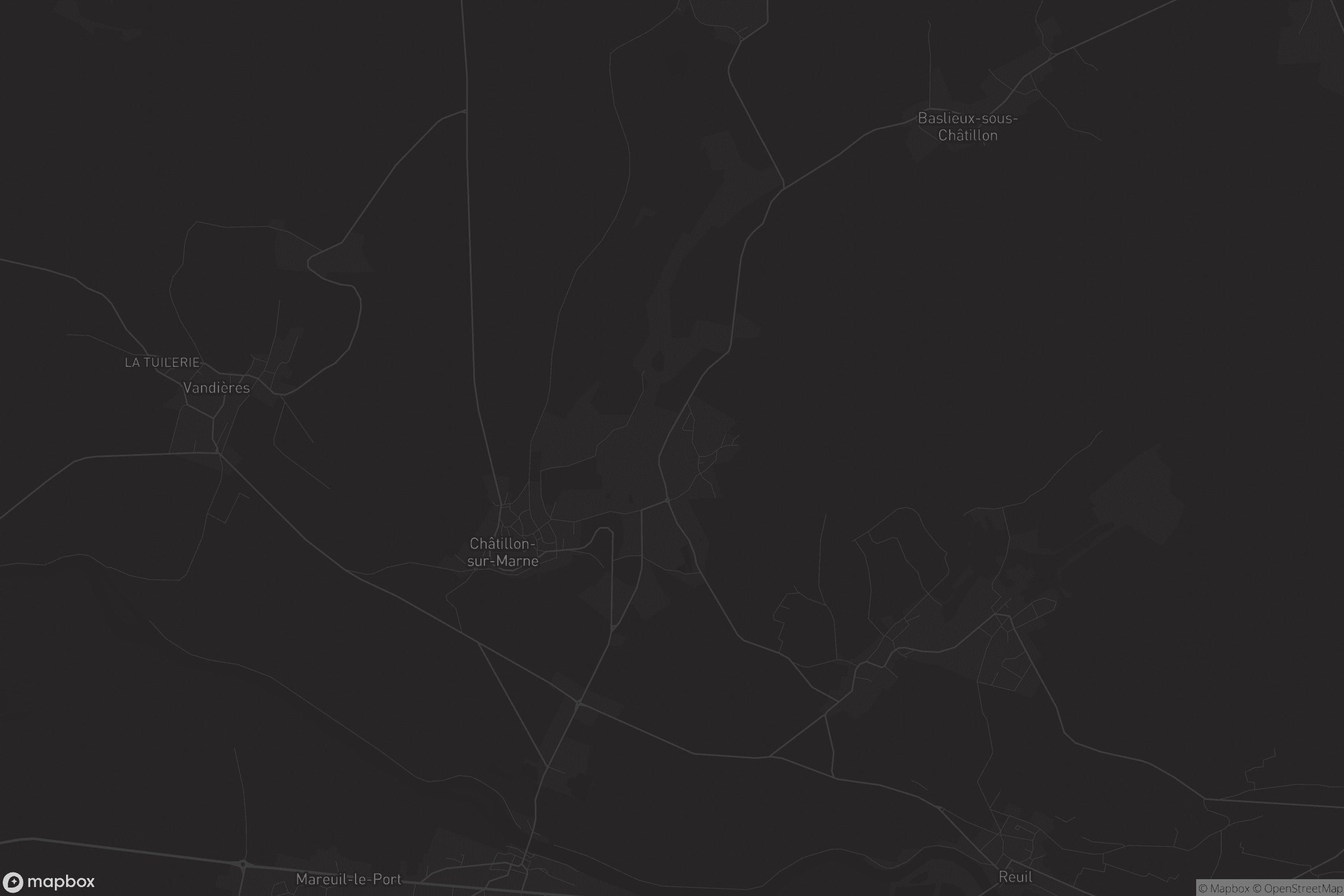 Carte de Châtillon-sur-Marne