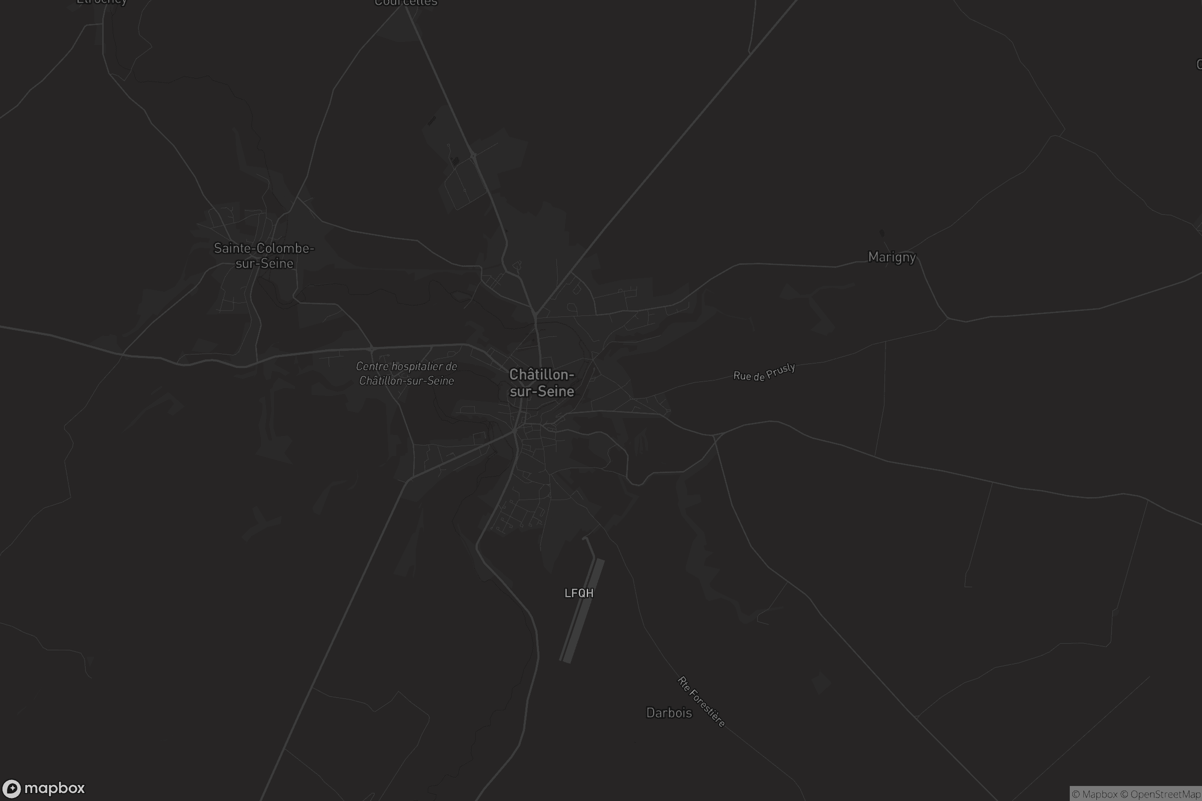 Carte de Châtillon-sur-Seine