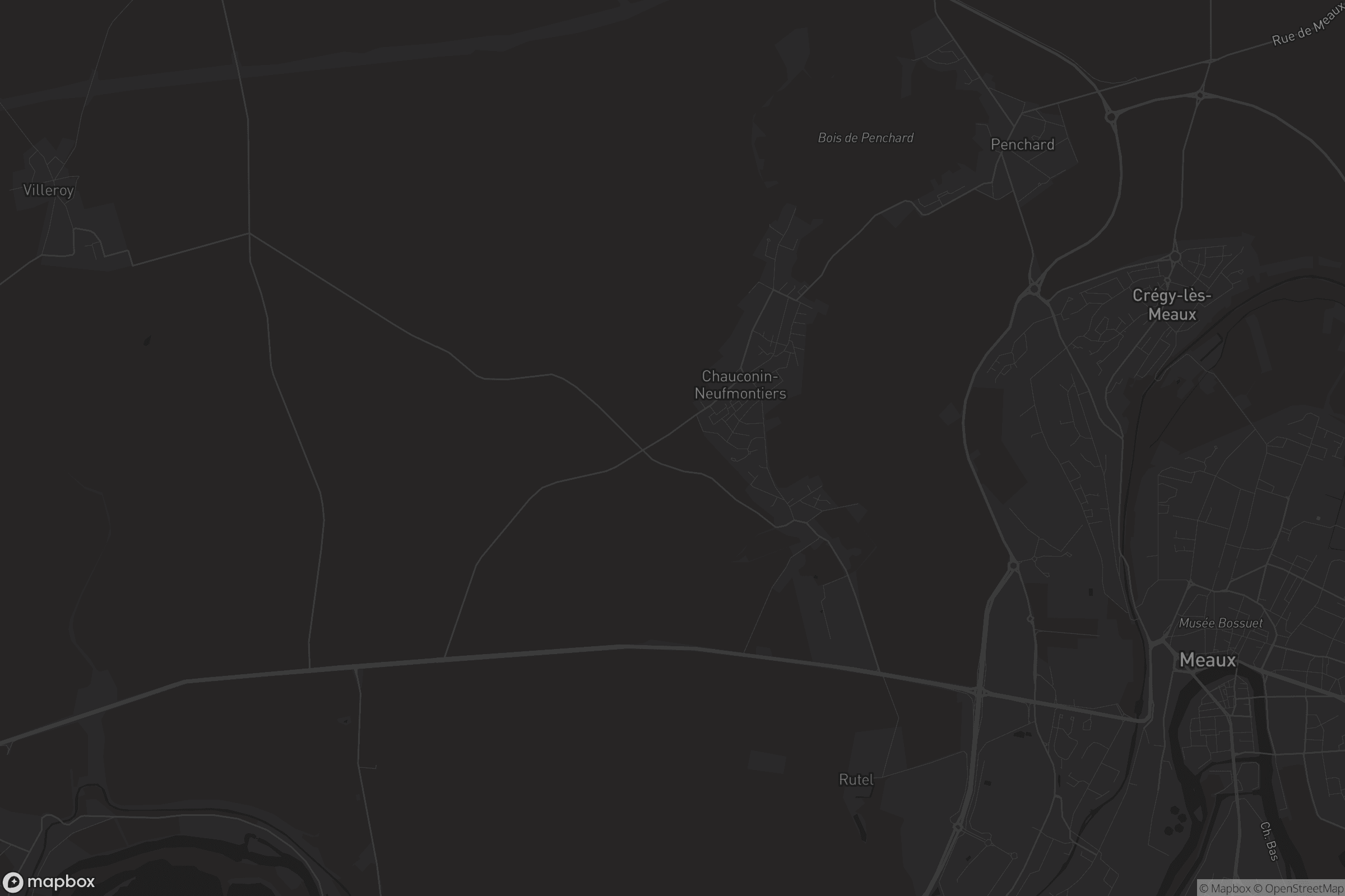 Carte de Chauconin-Neufmontiers